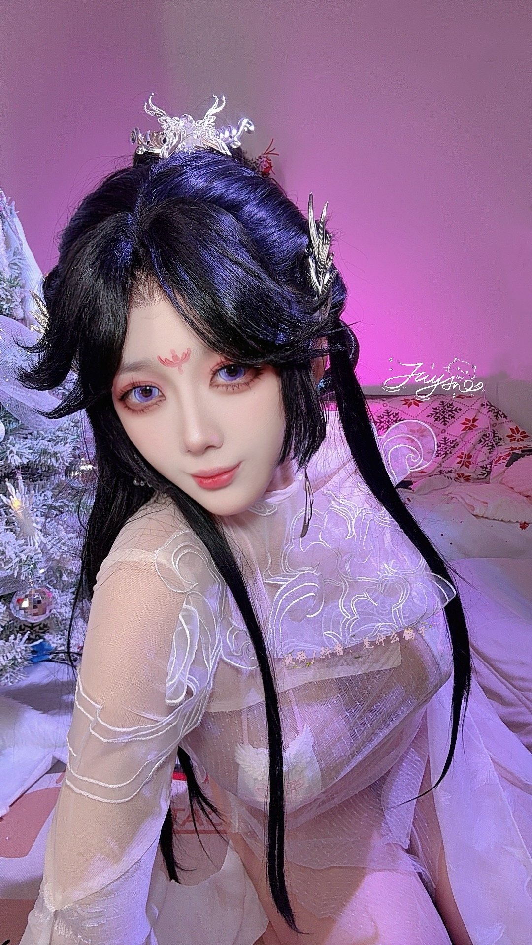 九言玉玲瓏麗娘古風白紗Cosplay