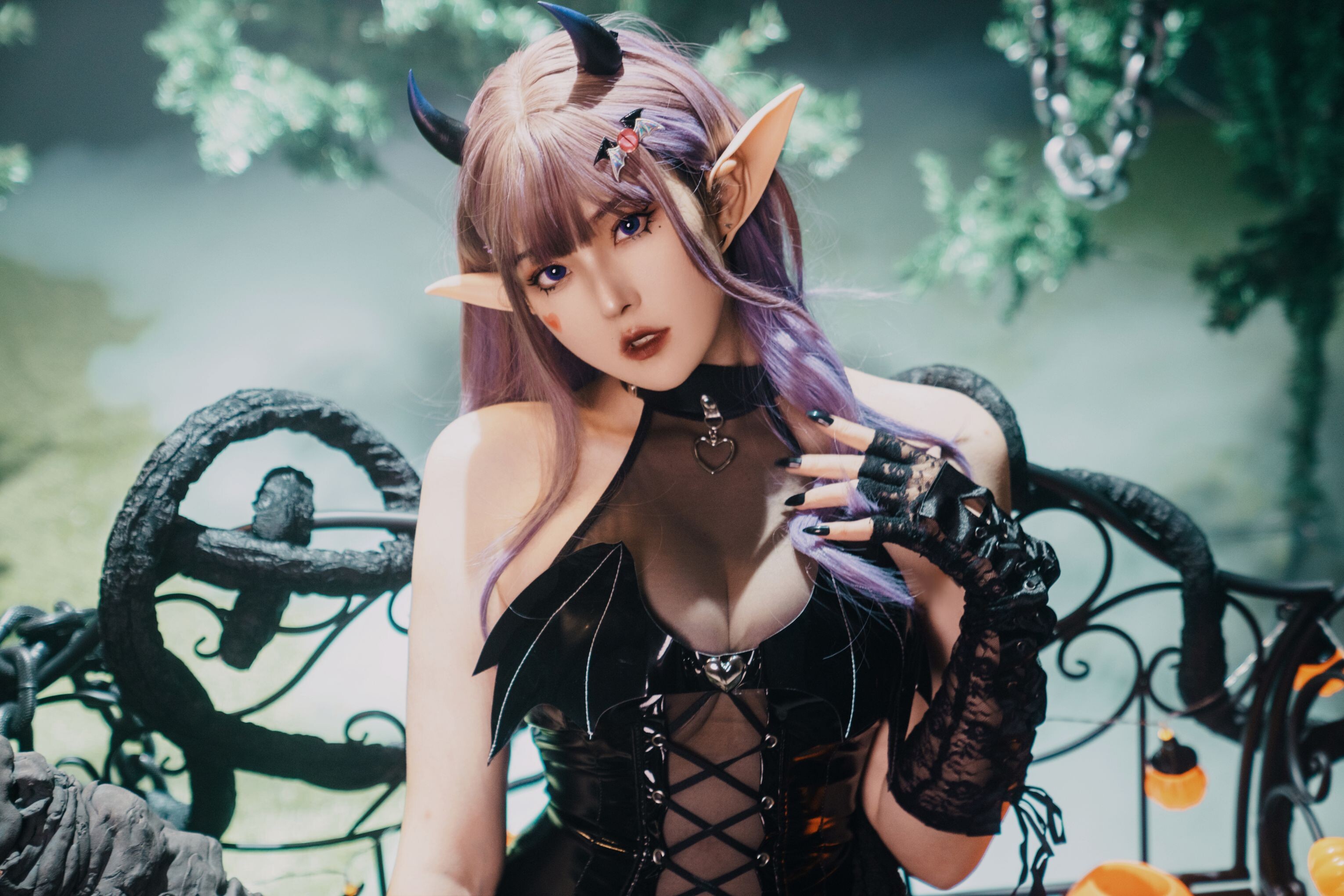 Natsuko Xia Xia Zi - Halloween Little Witch 52P1V