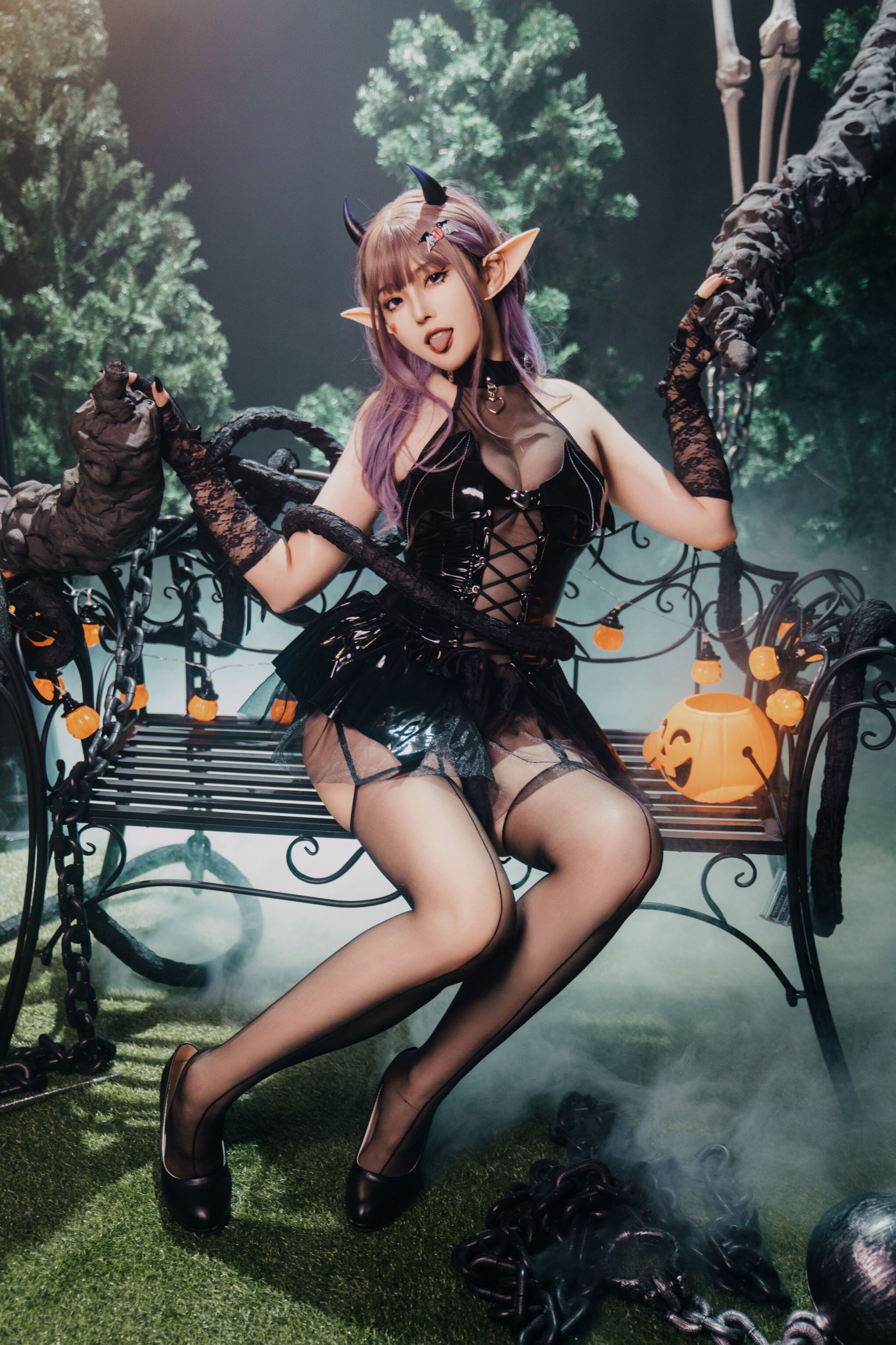Natsuko - Halloween Phù thủy nhỏ 52P1V