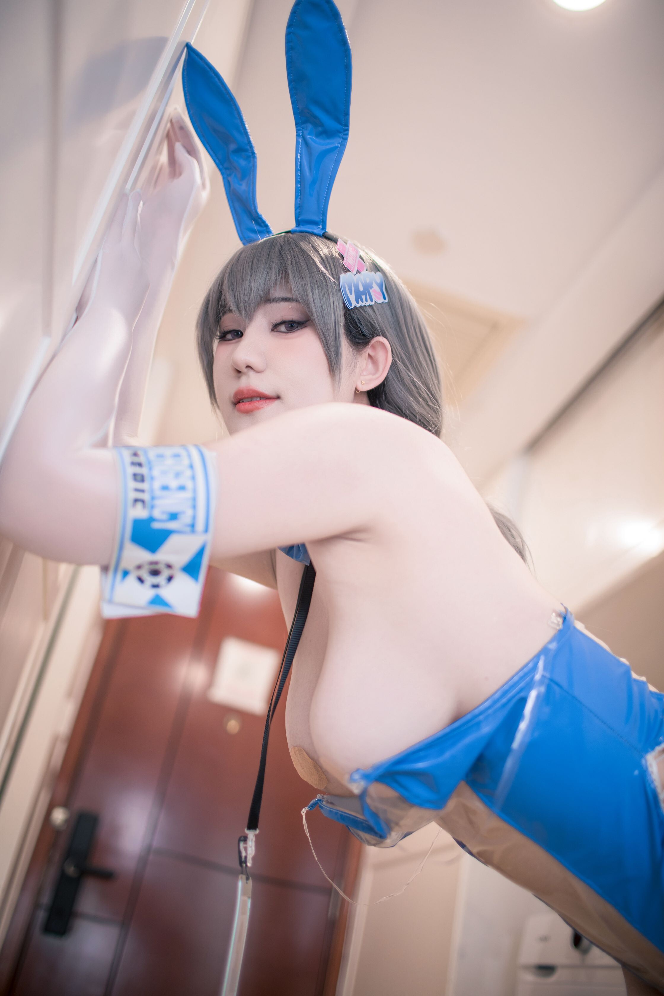 Xing Lan is Lan Lan, called Lan Mei ya - NIKKE Goddess of Victory Merry Rabbit Girl 58P
