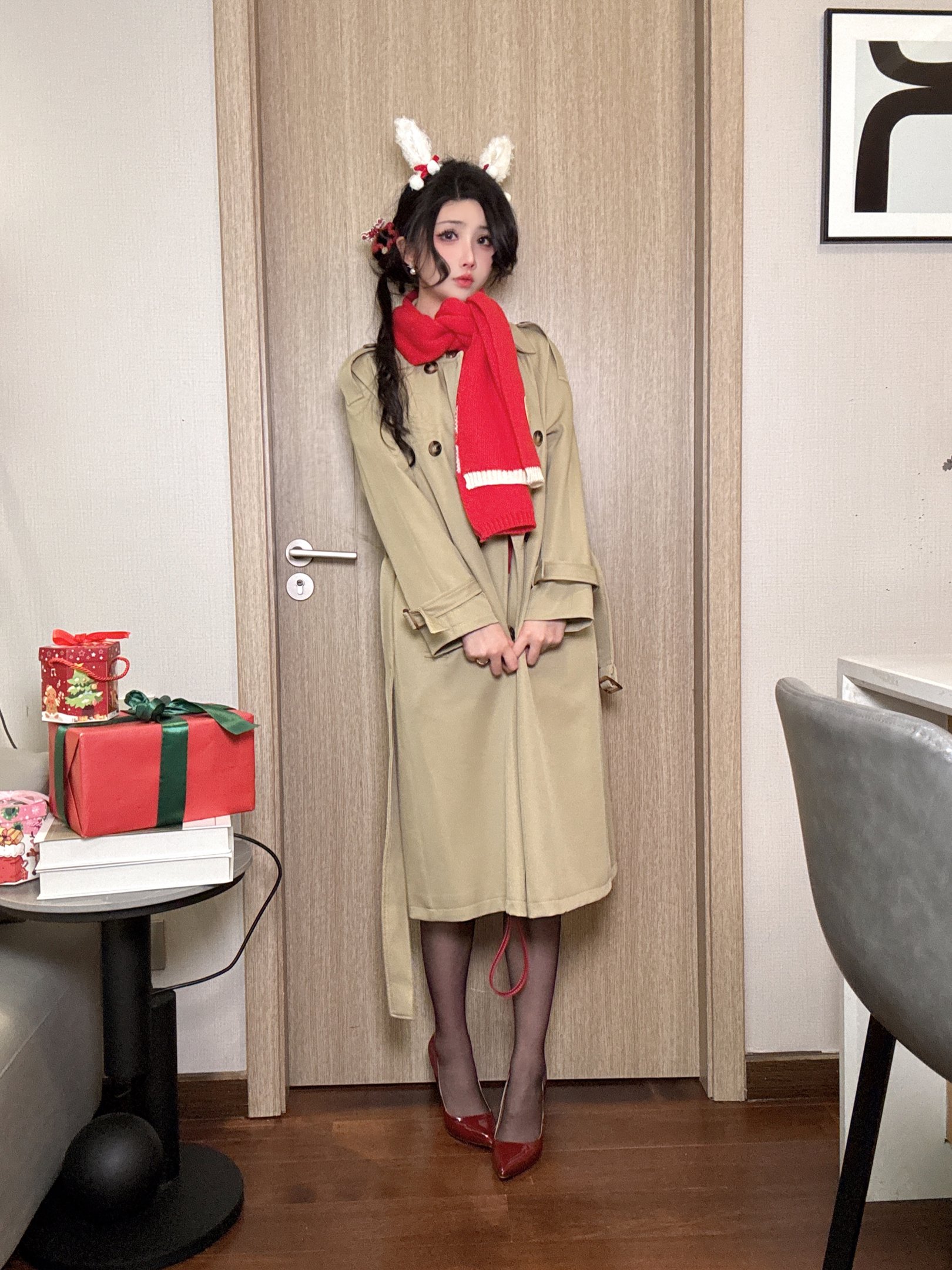 Rioko凉凉子《圣诞草莓蛋糕》32P1V写真
