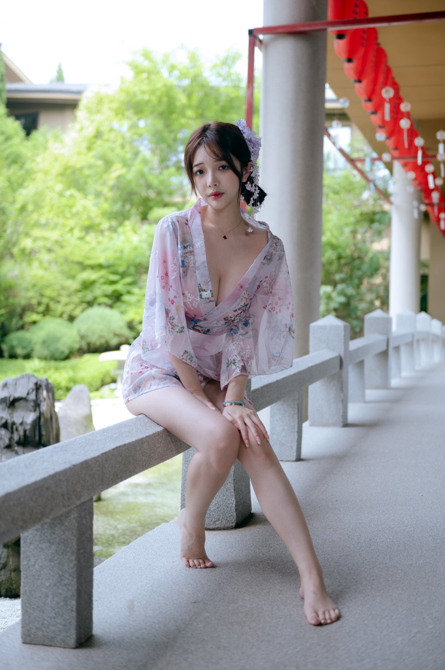 문메이 불공평 - 일본식 정원 68P1V