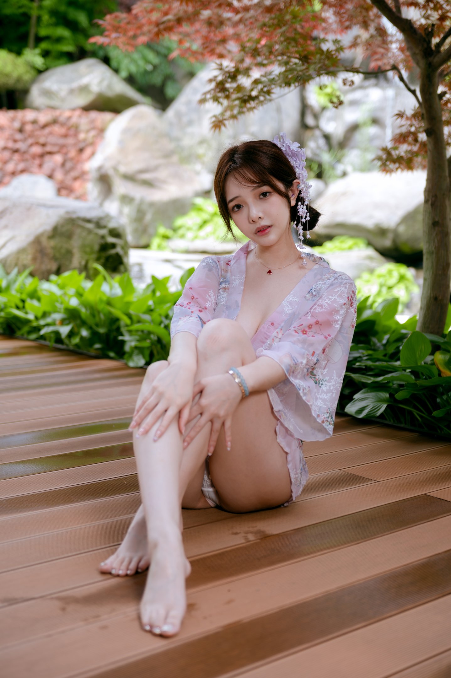 문메이 불공평 - 일본식 정원 68P1V