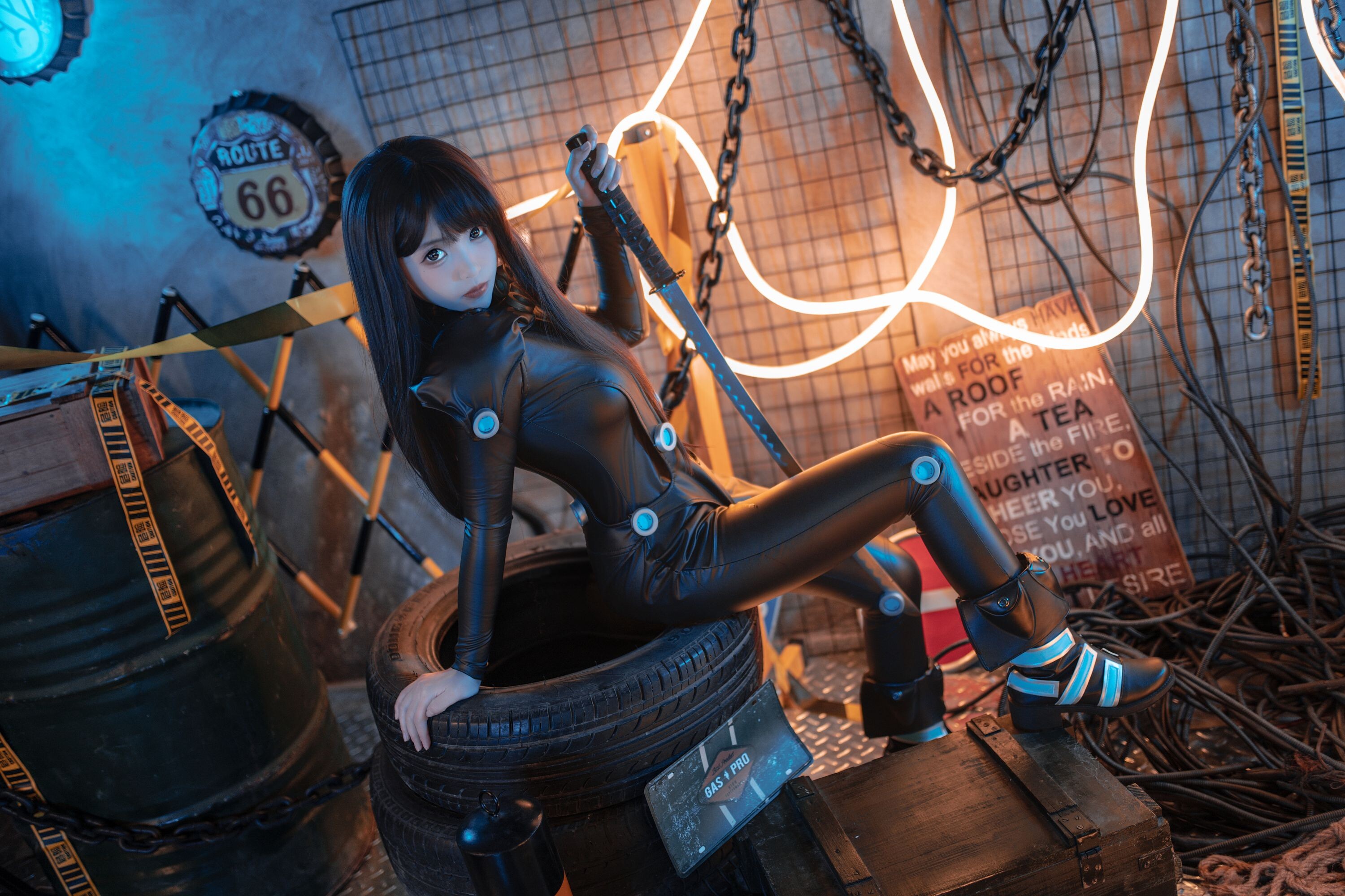 Bangni Bonnie Cosplay Gantz Reika Shimohira 98P1V