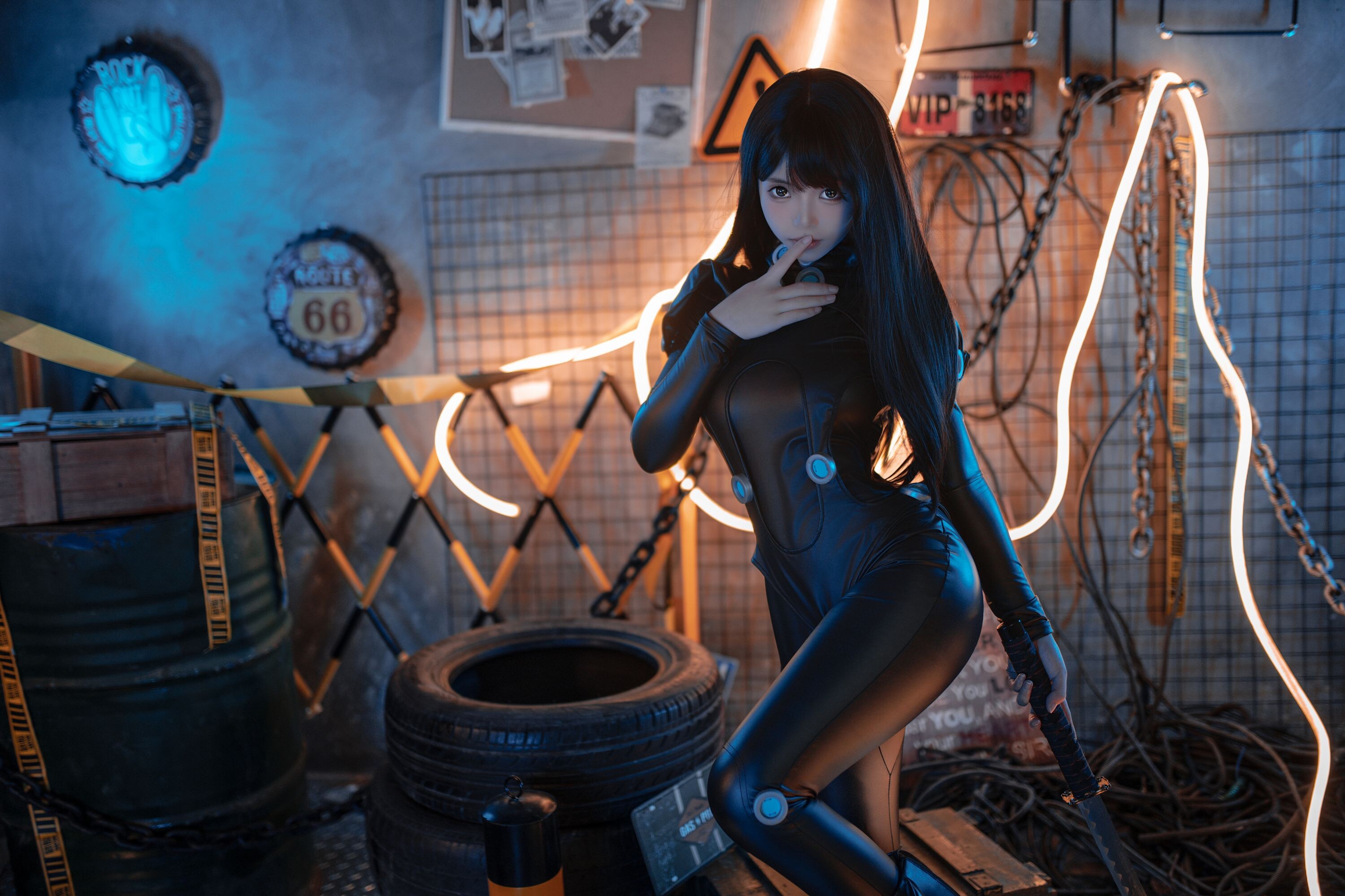 Bangni Bonnie Cosplay Gantz Reika Shimohira 98P1V