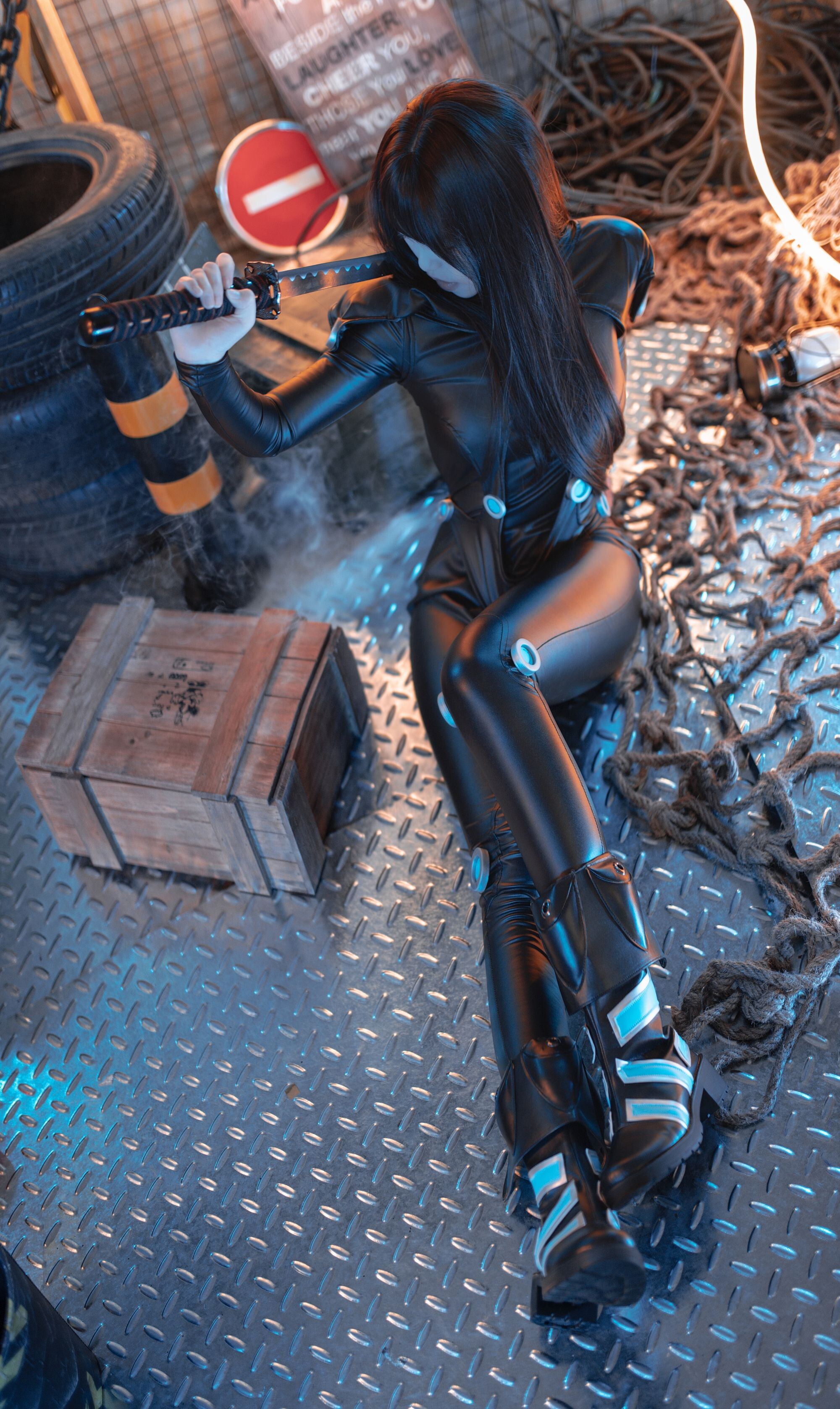 Bangni Bonnie Cosplay Gantz Reika Shimohira 98P1V