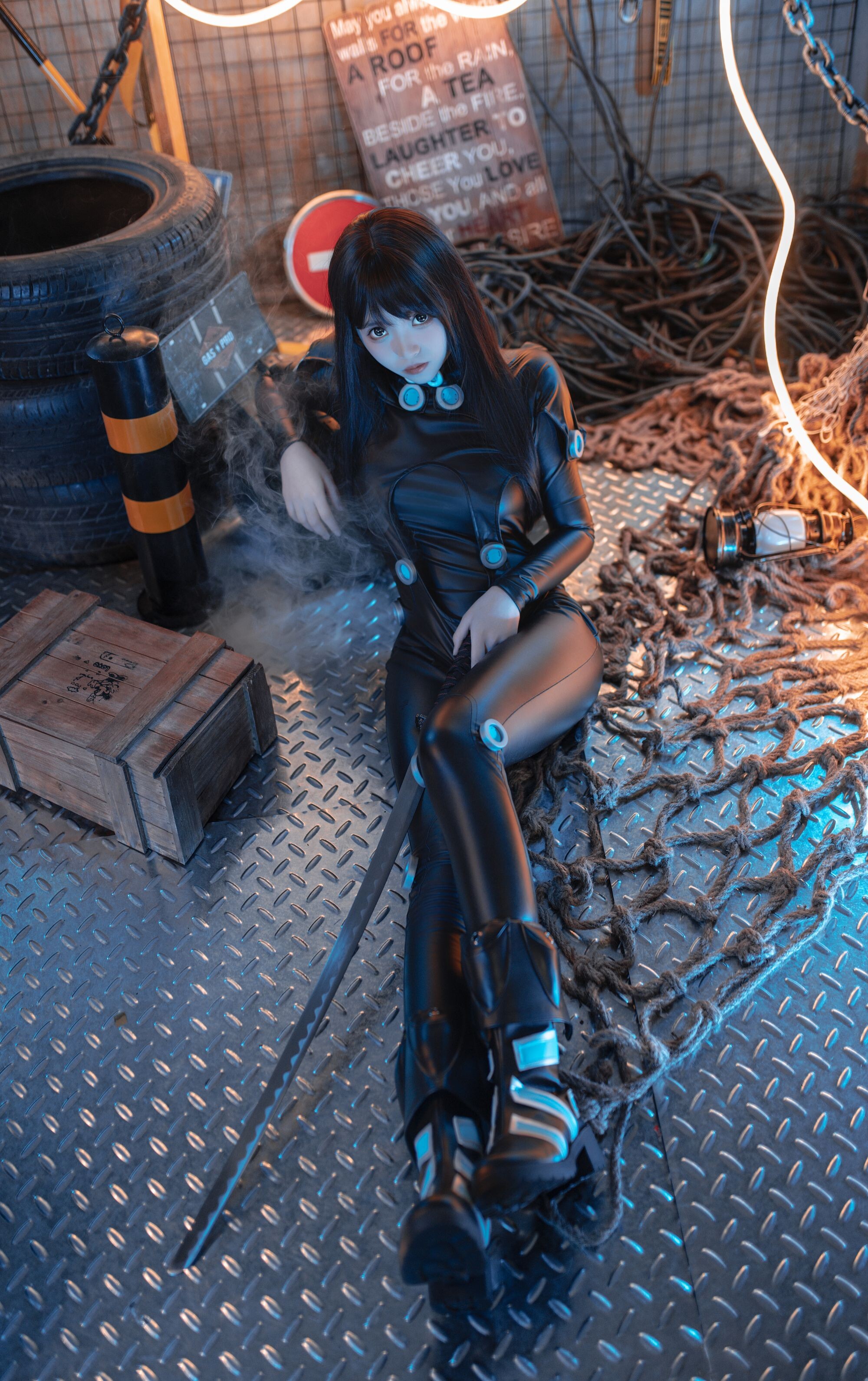 Bangni Bonnie Cosplay Gantz Reika Shimohira 98P1V