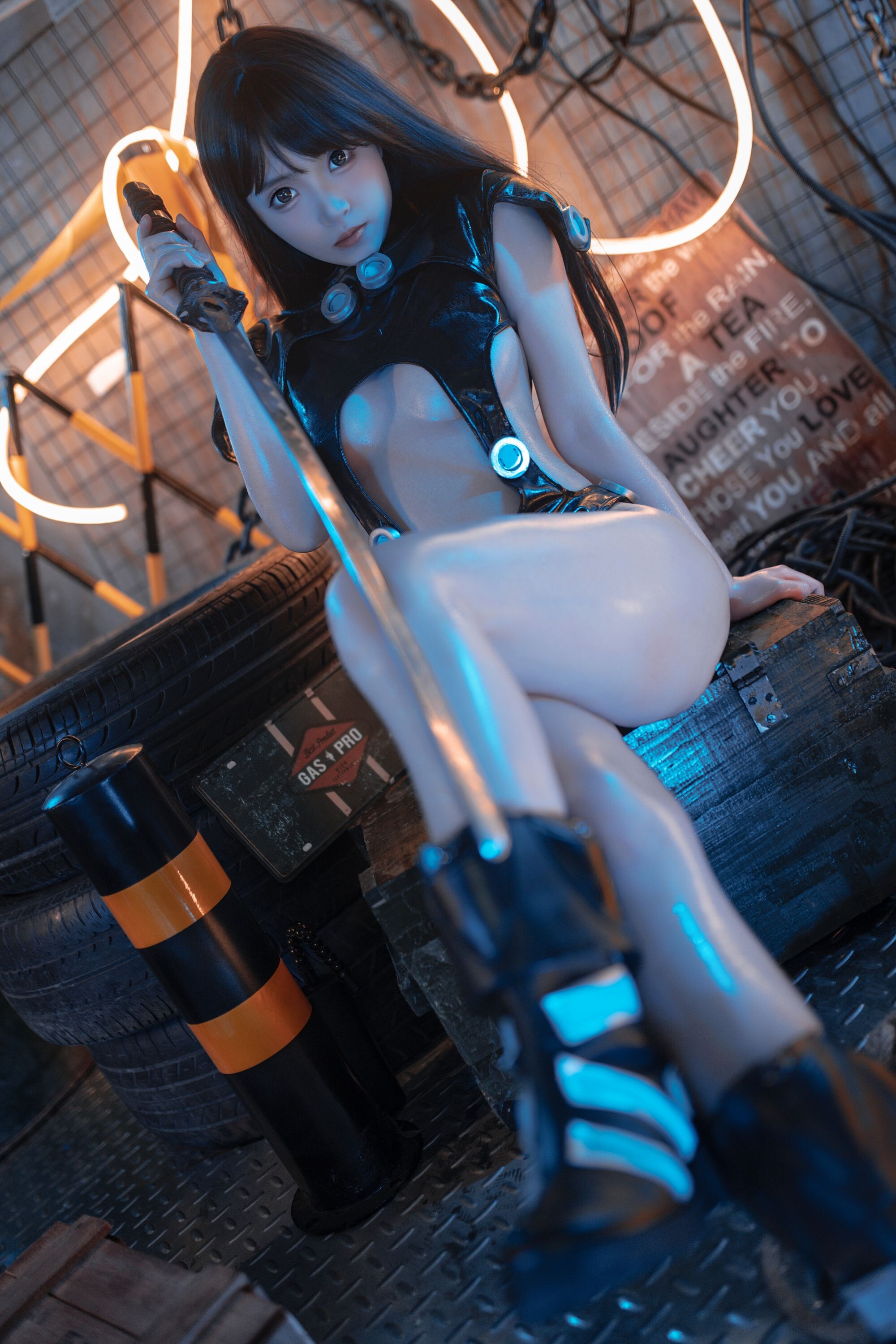 Bangni Bonnie GANTZ 下平玲花 Cosplay 98P1V