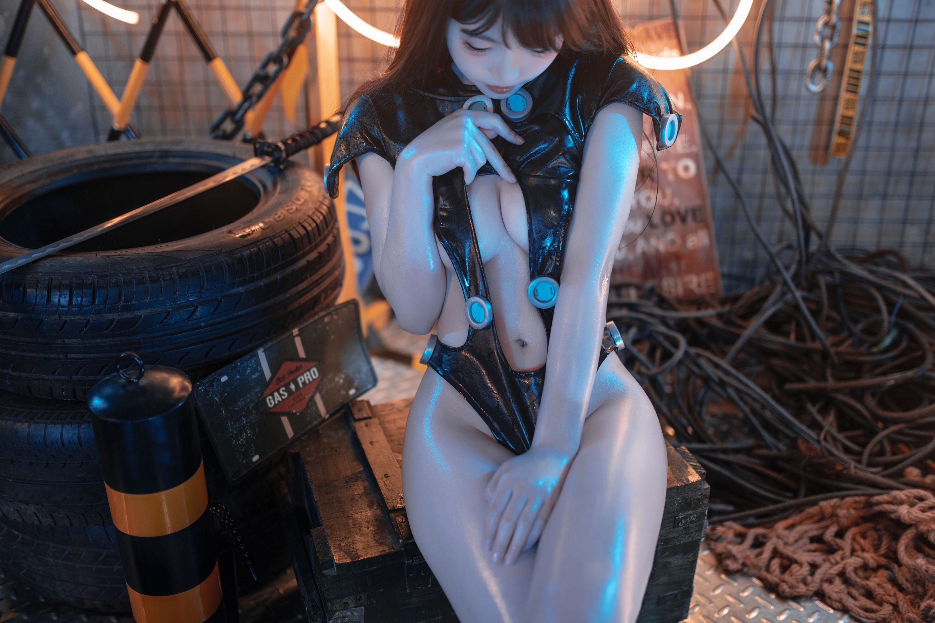 Bangni Bonnie GANTZ 下平玲花 Cosplay 98P1V