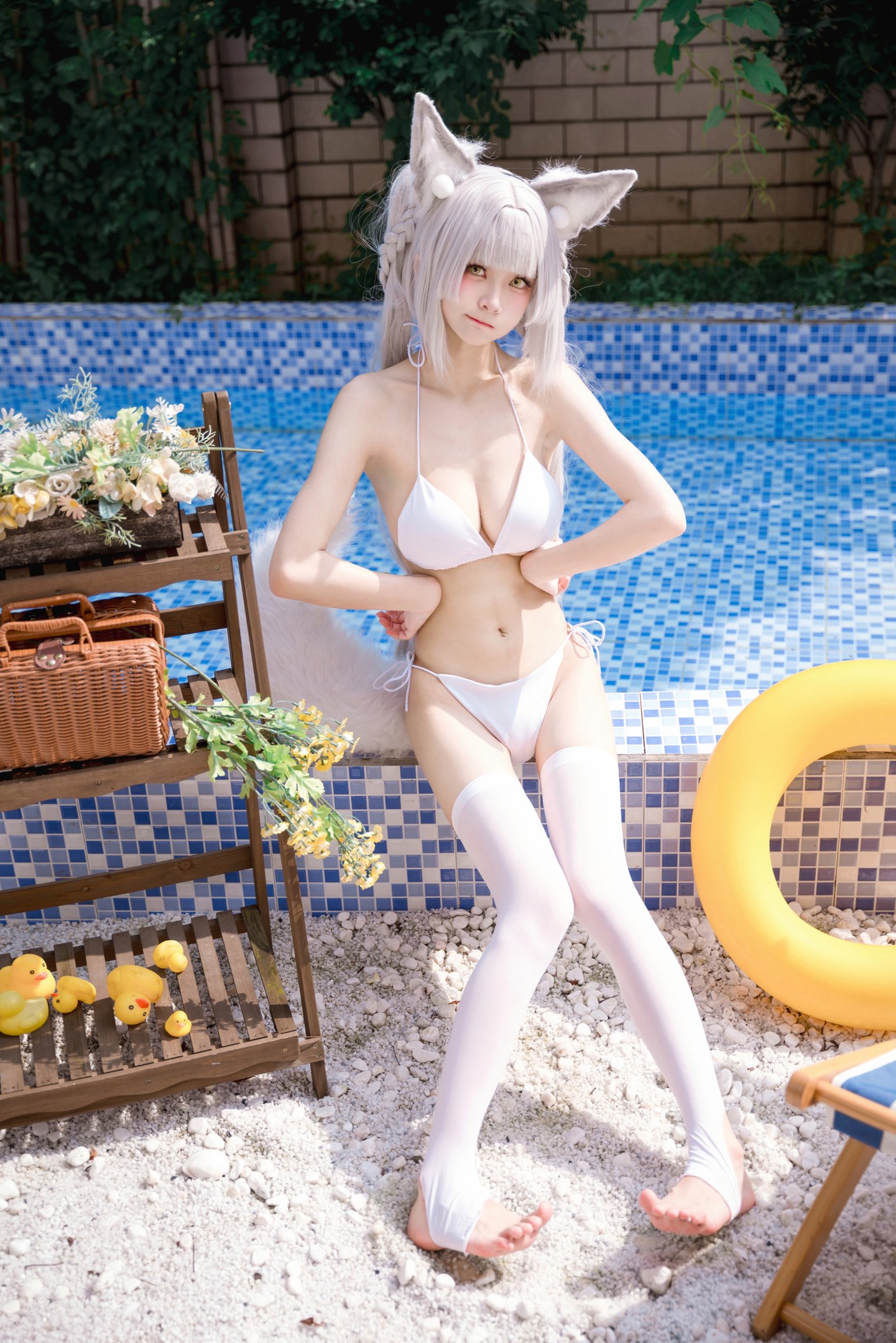 Nine Seven Meow - Asami Swimsuit 29P
