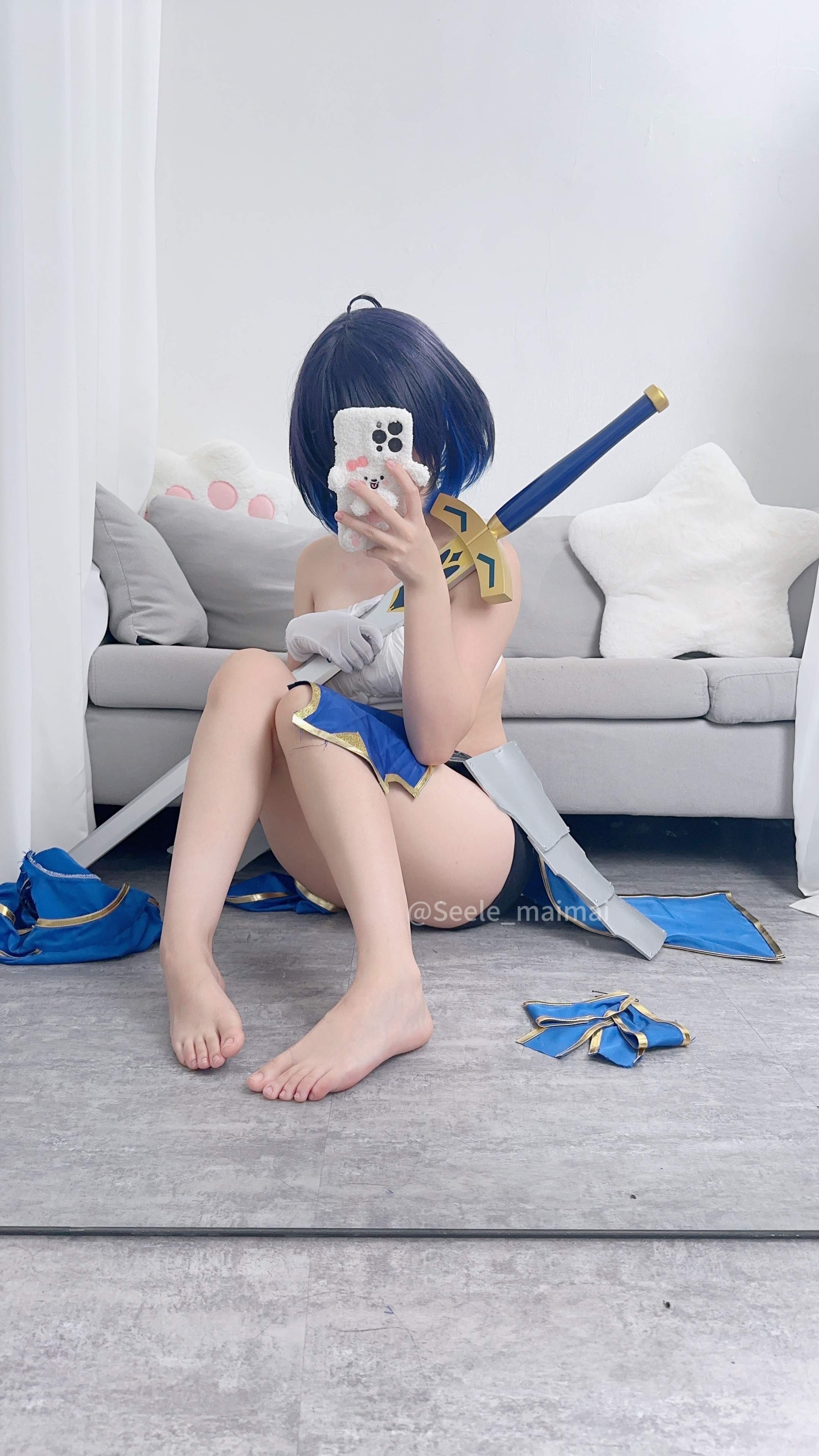 Seele Mạch Mạch - Học Viện Sụp Đổ 2 Saber Seele