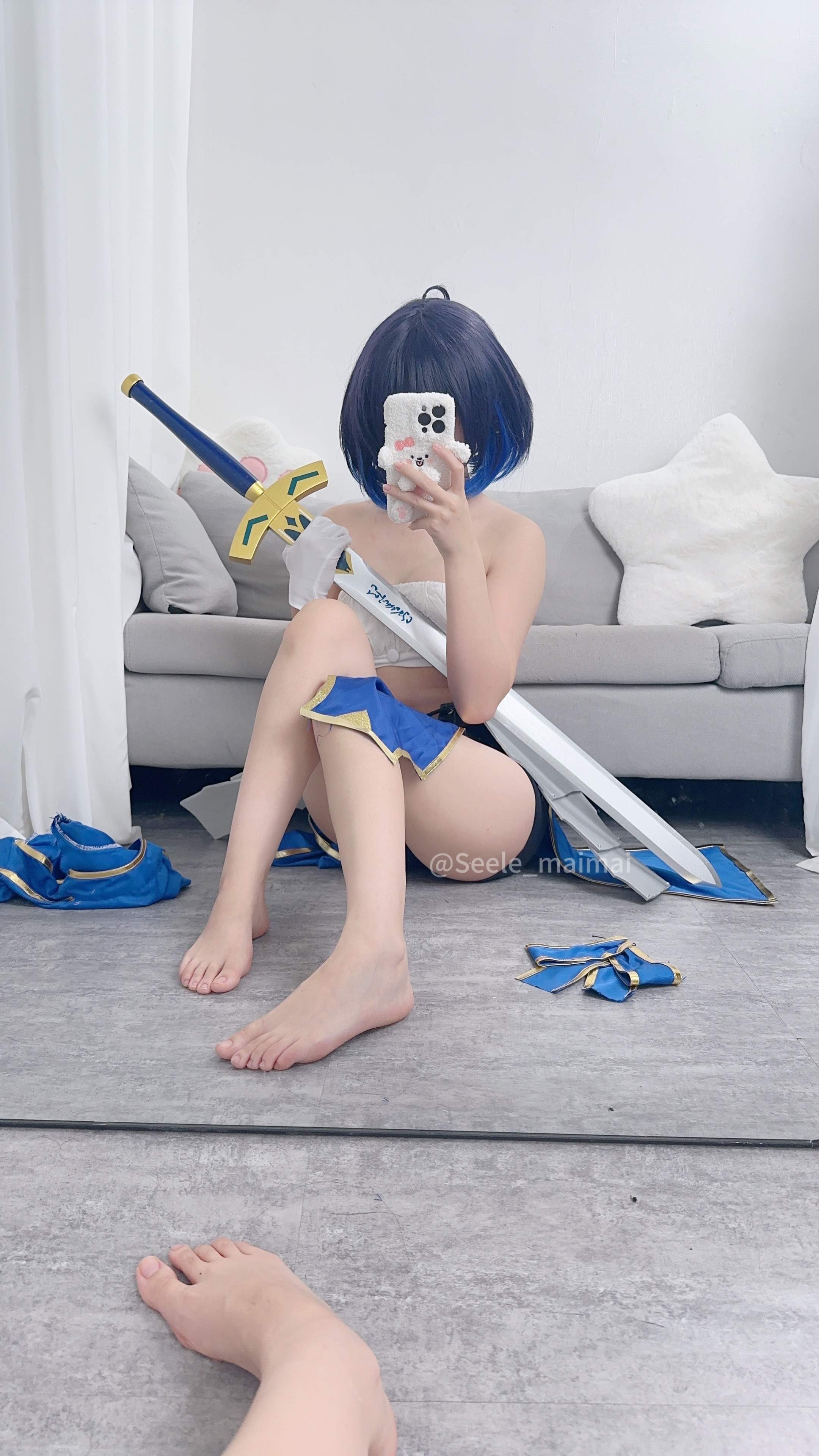 Seele Mạch Mạch - Học Viện Sụp Đổ 2 Saber Seele