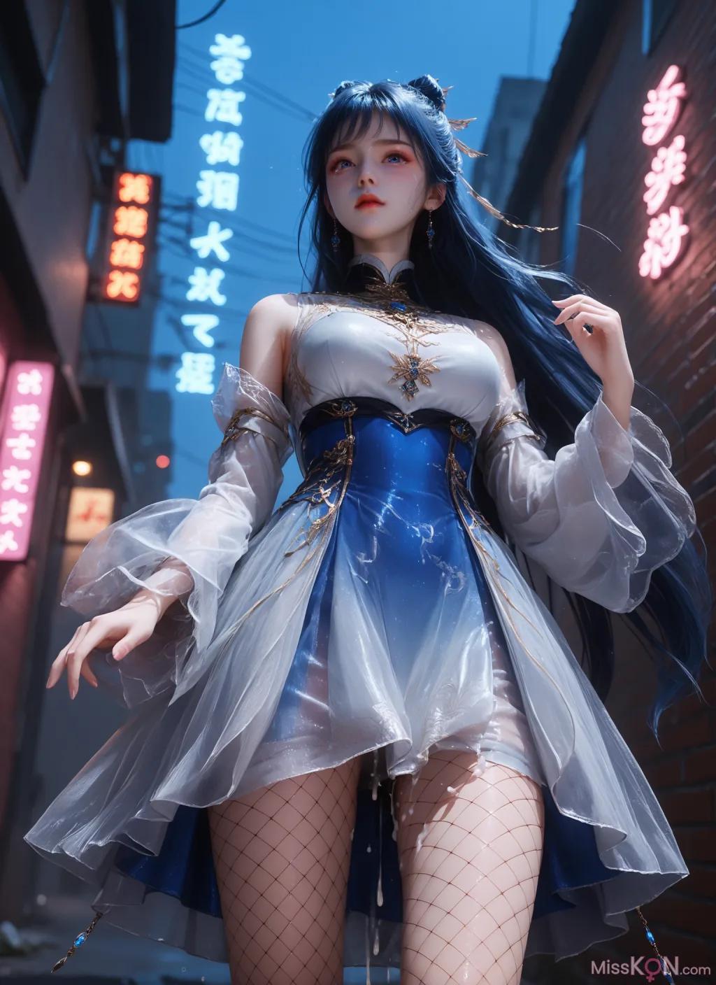 AI 生成] 絕世唐門-唐舞桐 小巷調教 銳克 (74 張照片)