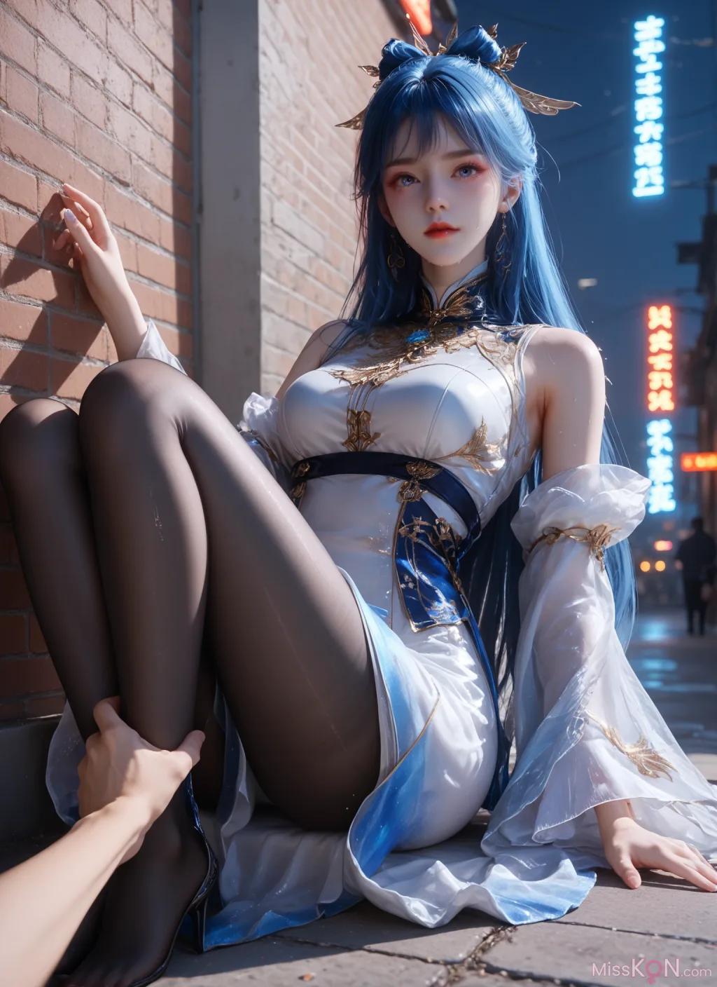 AI 生成] 絕世唐門-唐舞桐 小巷調教 銳克 (74 張照片)