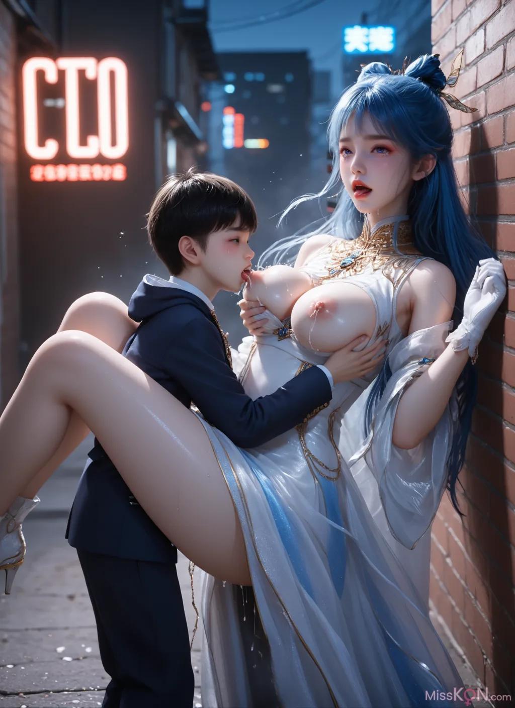 [AI Generated] 绝世唐门-唐舞桐 小巷调教 锐克 (74 photos)