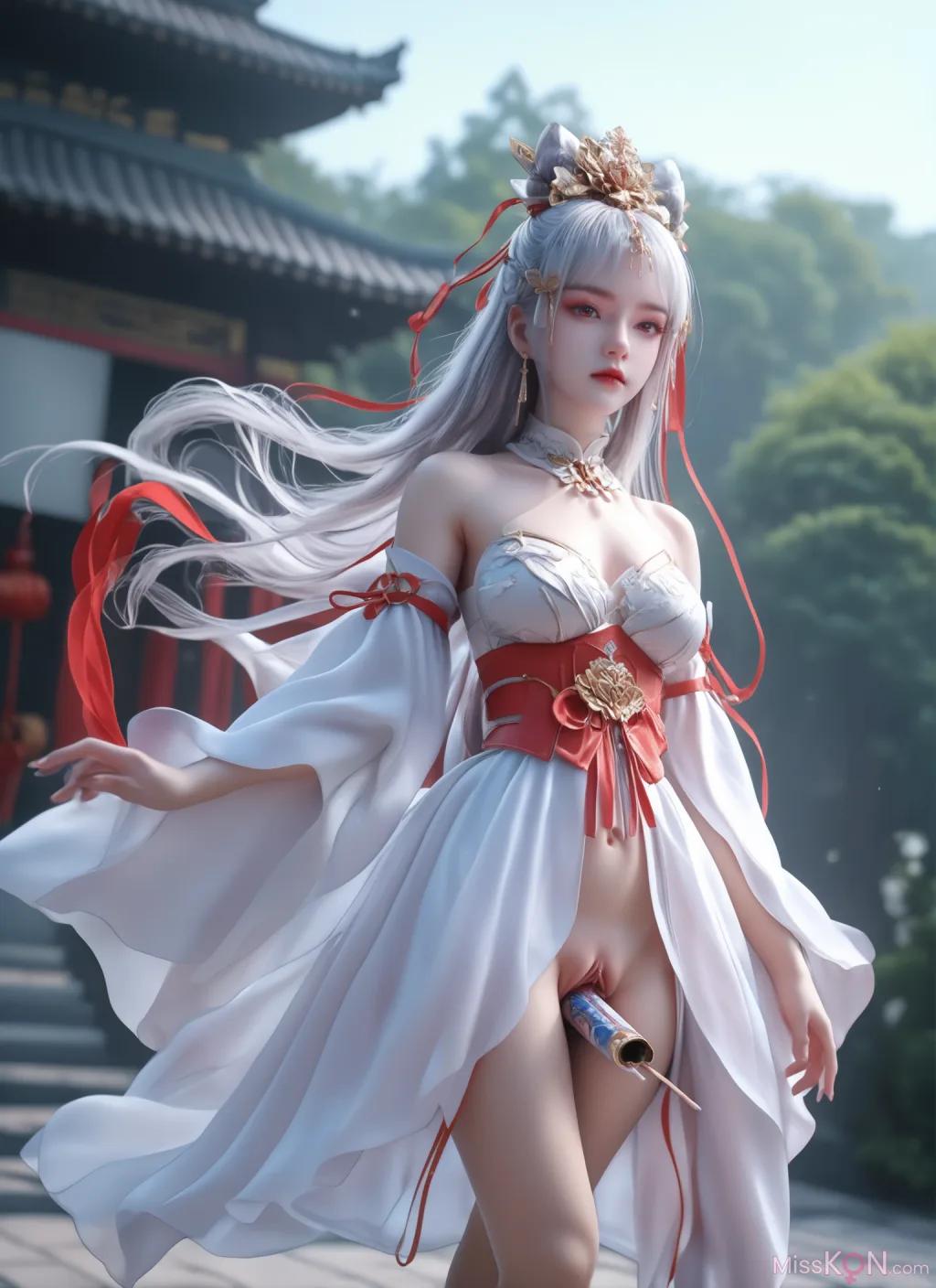 [AI Generated] 完美世界-太阴玉兔 调教 锐克 (92 photos)