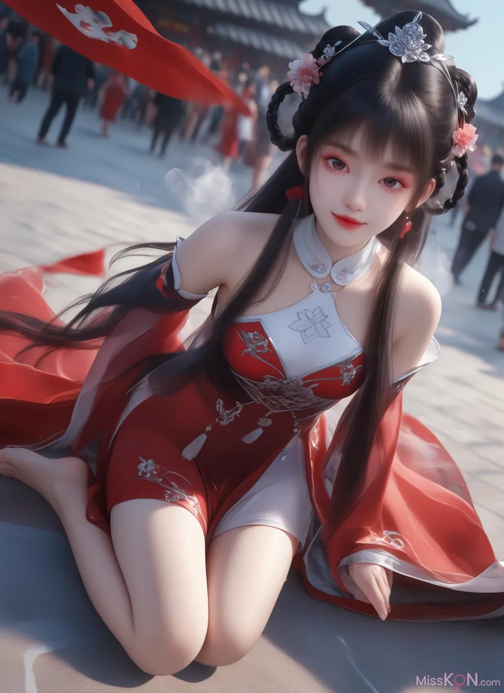 (繁體中文)[AI 生成] 完美世界-小火靈兒 堕落之路 鐵克 (88 張圖片)