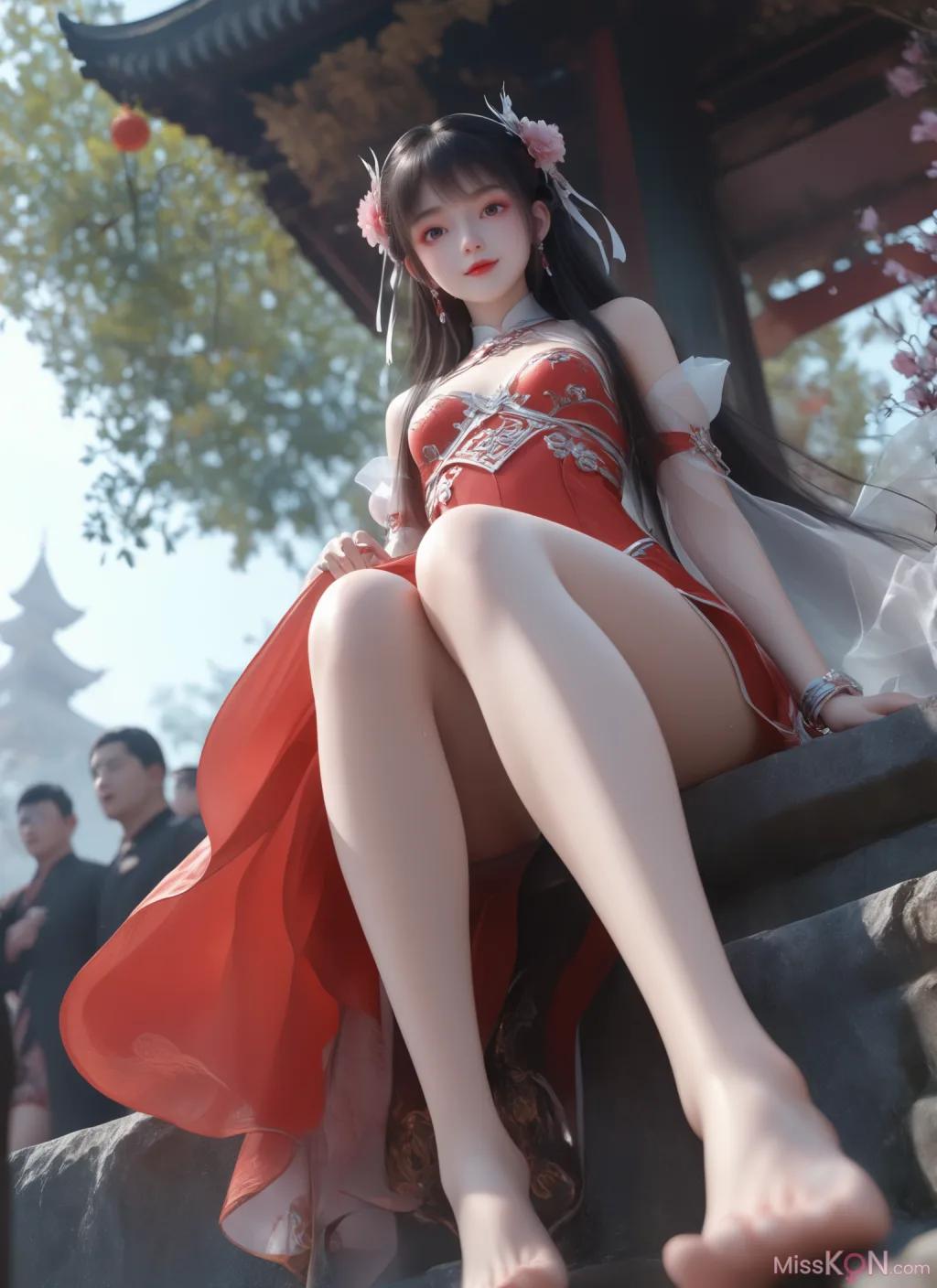 (繁體中文)[AI 生成] 完美世界-小火靈兒 堕落之路 鐵克 (88 張圖片)