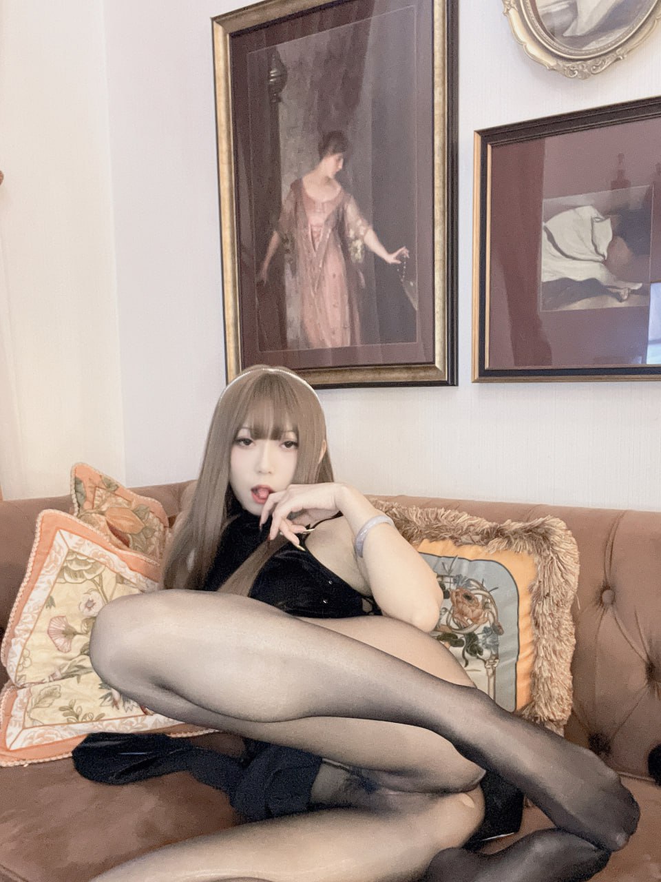 Money Leng Leng - Váy qipao có dây buộc 64P