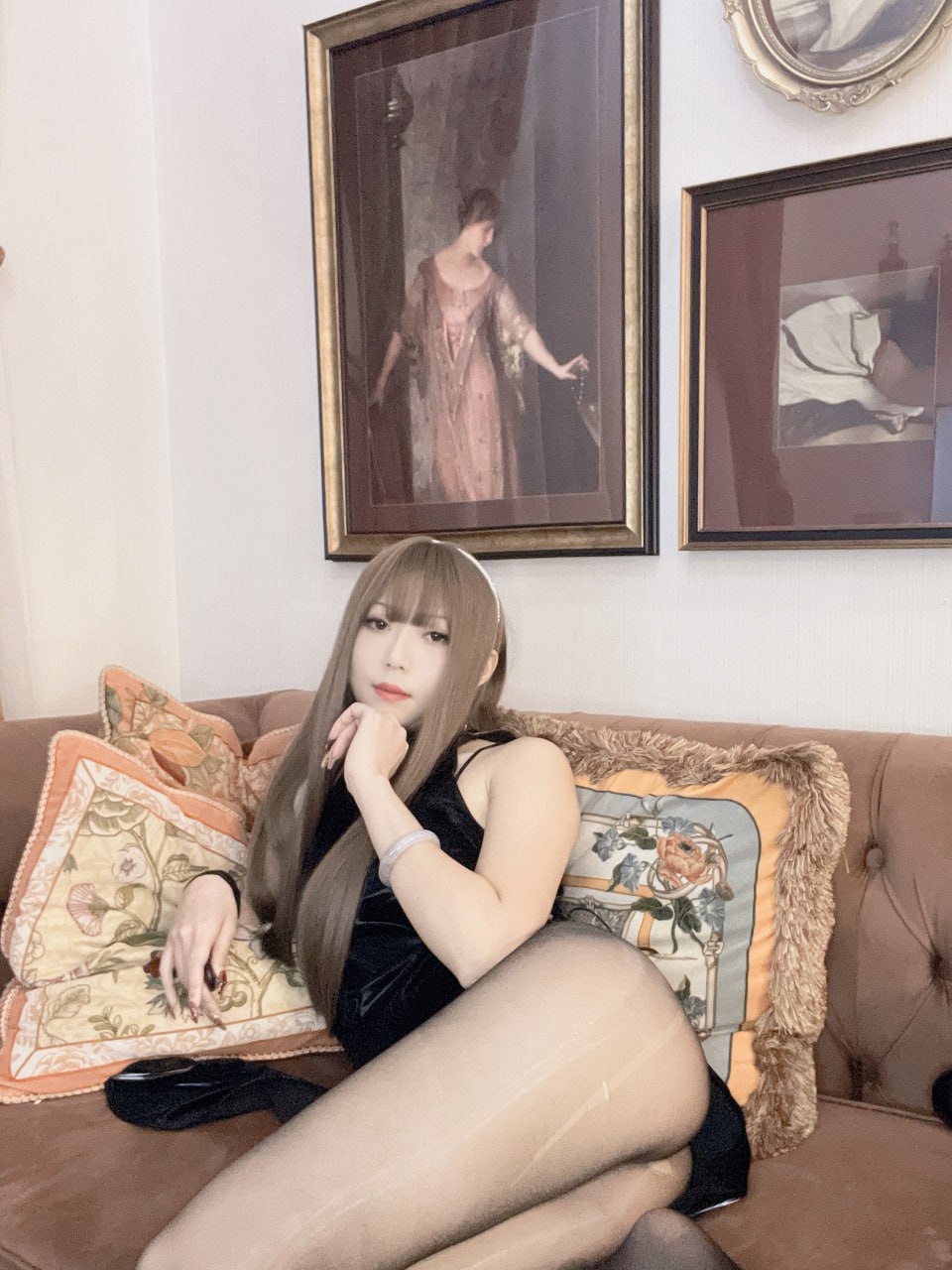 Money Leng Leng - Váy qipao có dây buộc 64P