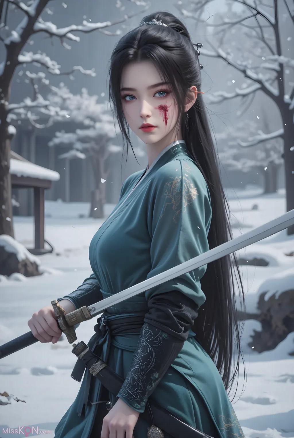 สร้างโดย AI] เจี้ยนไล่-นิงเย้า【รันโม่】 (77 ภาพ)