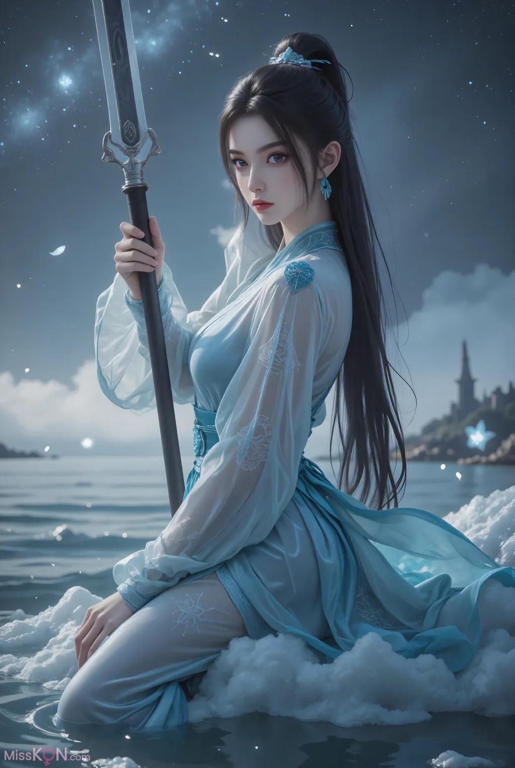 สร้างโดย AI] เจี้ยนไล่-นิงเย้า【รันโม่】 (77 ภาพ)