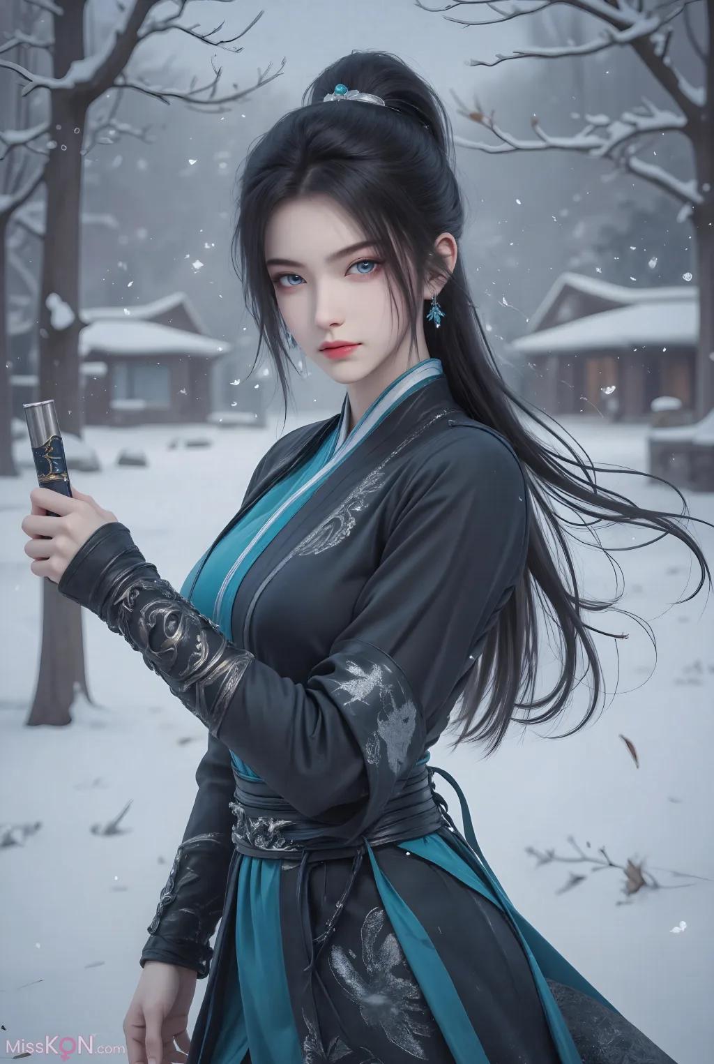 สร้างโดย AI] เจี้ยนไล่-นิงเย้า【รันโม่】 (77 ภาพ)