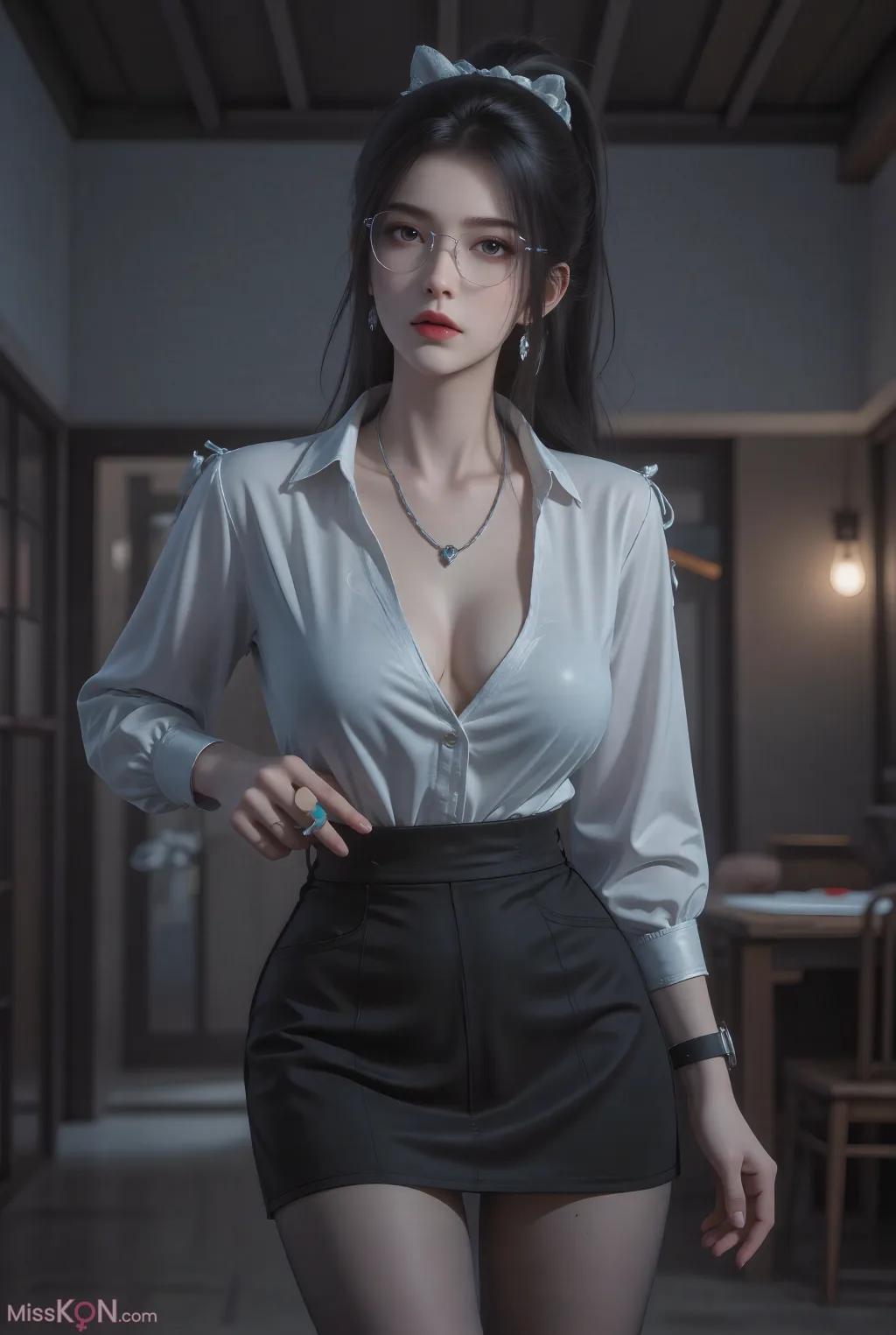 [AI Generated] 剑来-宁姚【染默】 (77 photos)