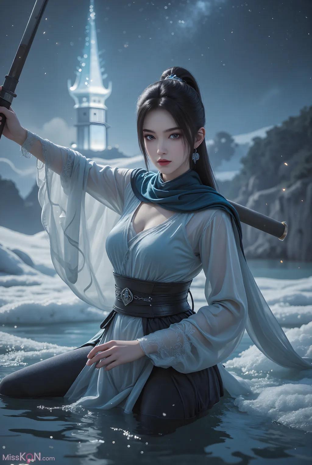 [AI Generated] 剑来-宁姚【染默】 (77 photos)