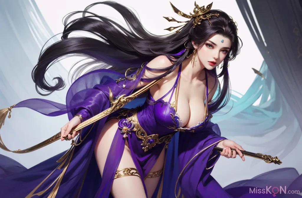 AI Generated] 三國殺畫風【墨跡】 (199 張照片)