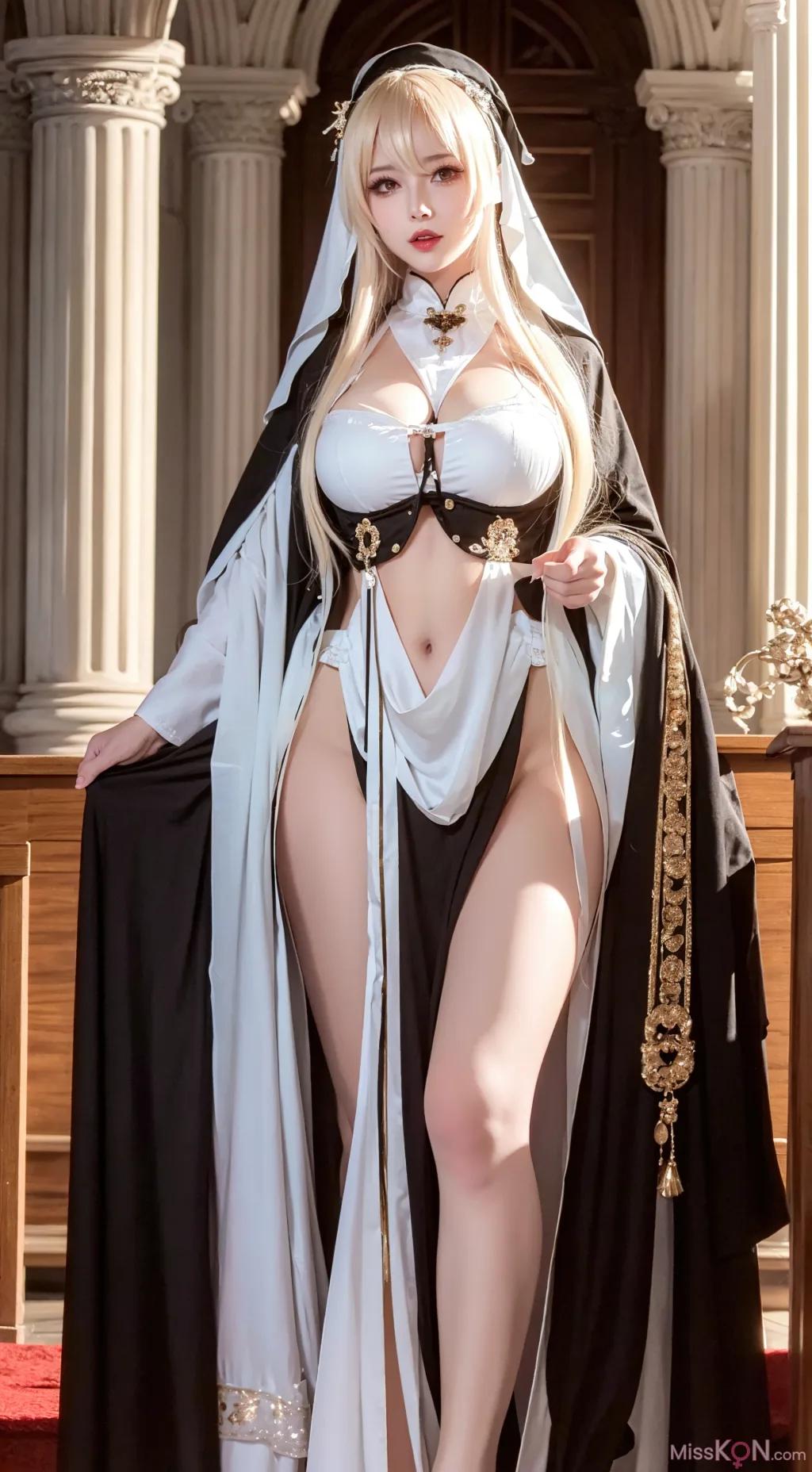 AI Generated] Nun [Mo Ji] (147 photos)