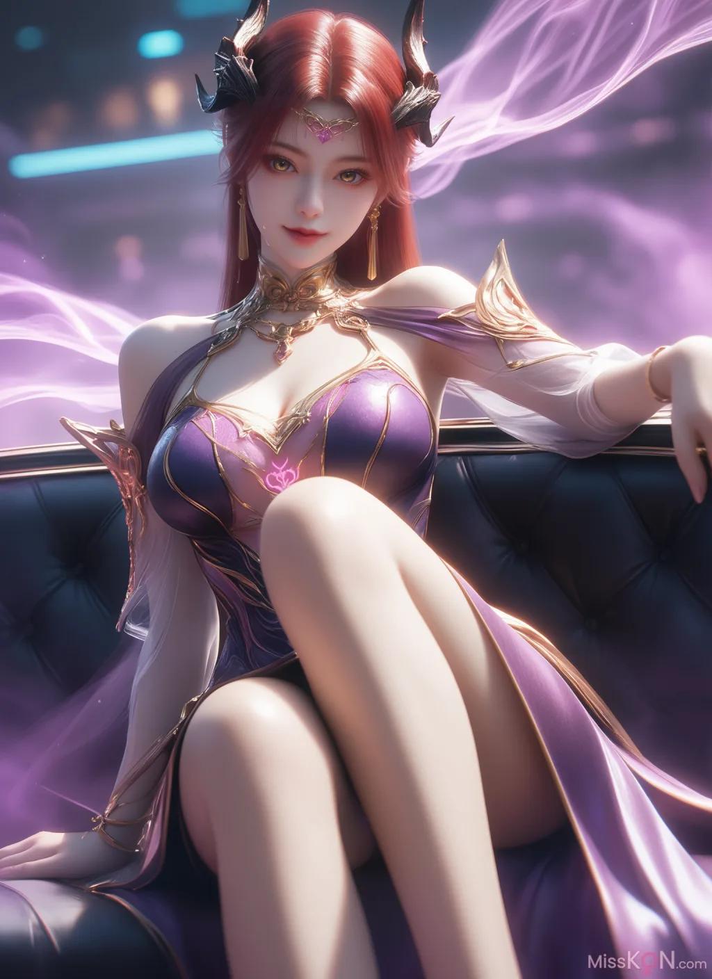 [AI Generated] 妖夜+凤清儿 锐克 (62 photos)
