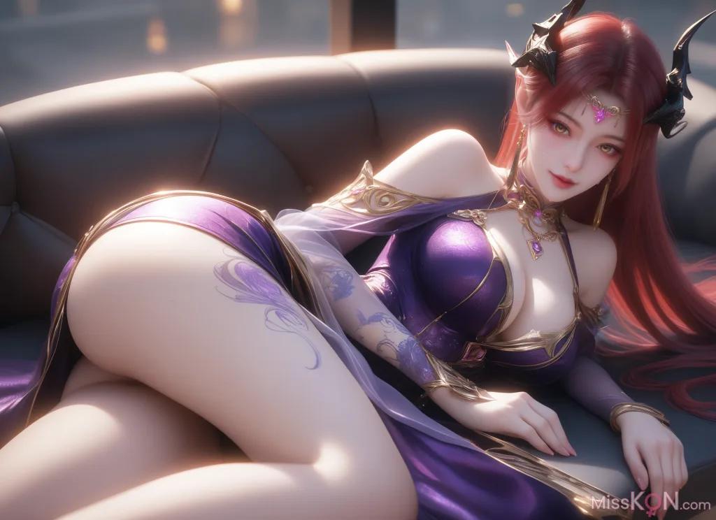 [AI Generated] 妖夜+凤清儿 锐克 (62 photos)