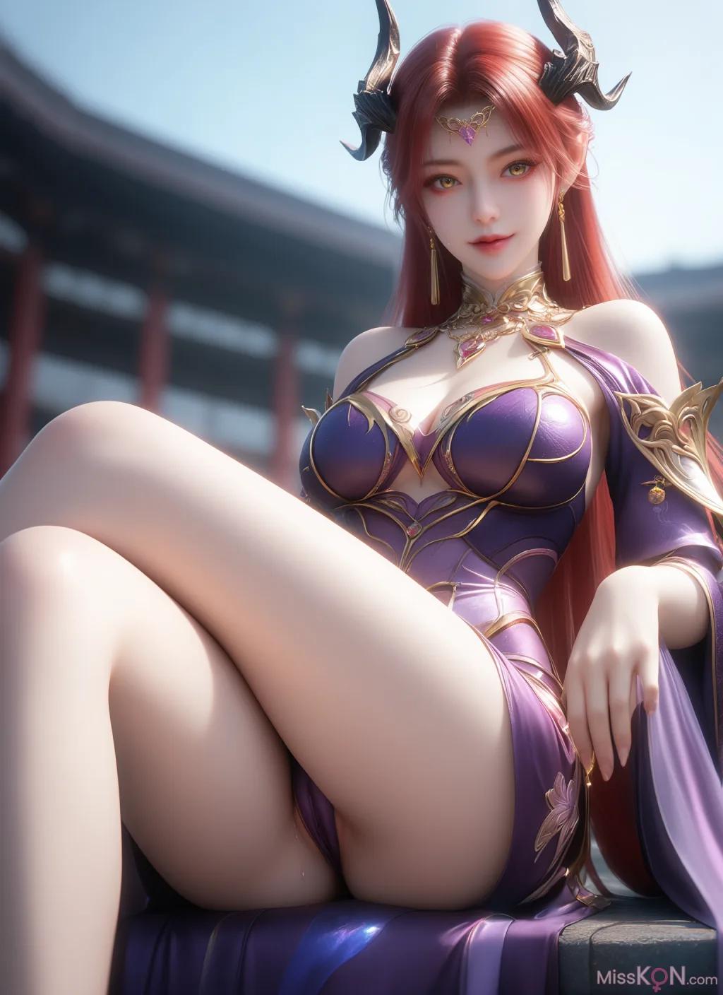 [AI Generated] 妖夜+凤清儿 锐克 (62 photos)