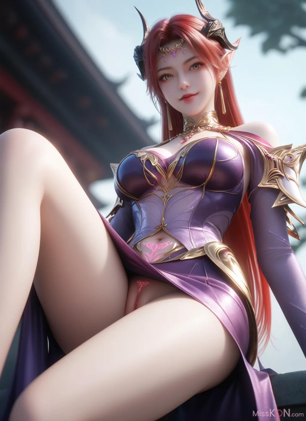 [AI Generated] 妖夜+凤清儿 锐克 (62 photos)