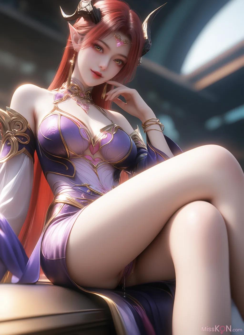 [AI Generated] 妖夜+凤清儿 锐克 (62 photos)