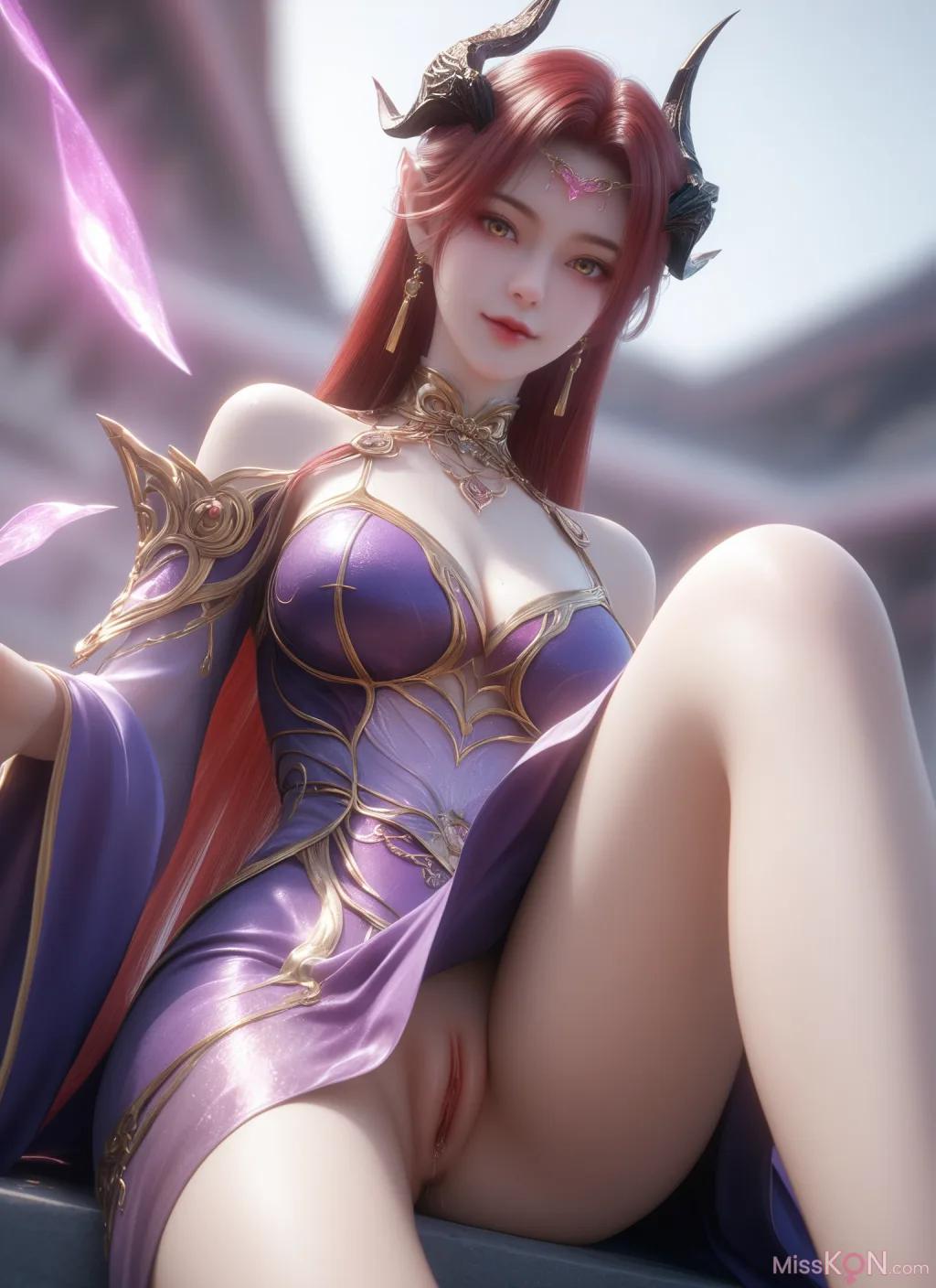 [AI Generated] 妖夜+凤清儿 锐克 (62 photos)