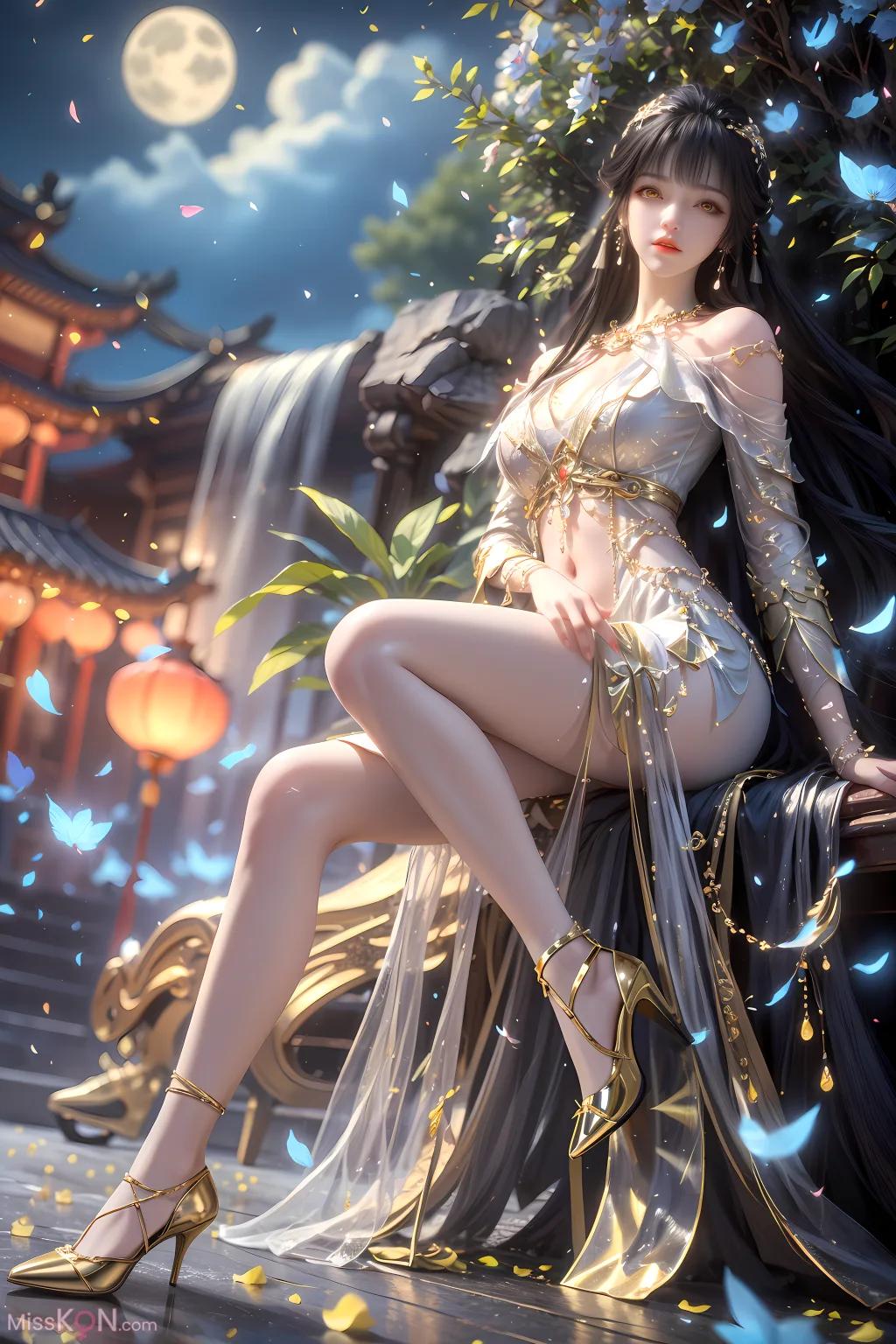 AI Generated] Forging a God Through a Hundred Trials - Bai Yue Rong (52 photos)