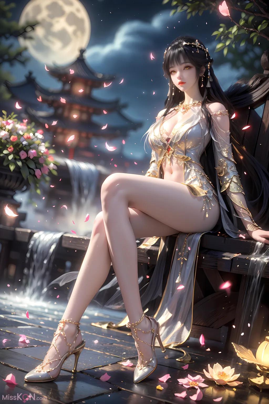 AI Generated] Forging a God Through a Hundred Trials - Bai Yue Rong (52 photos)