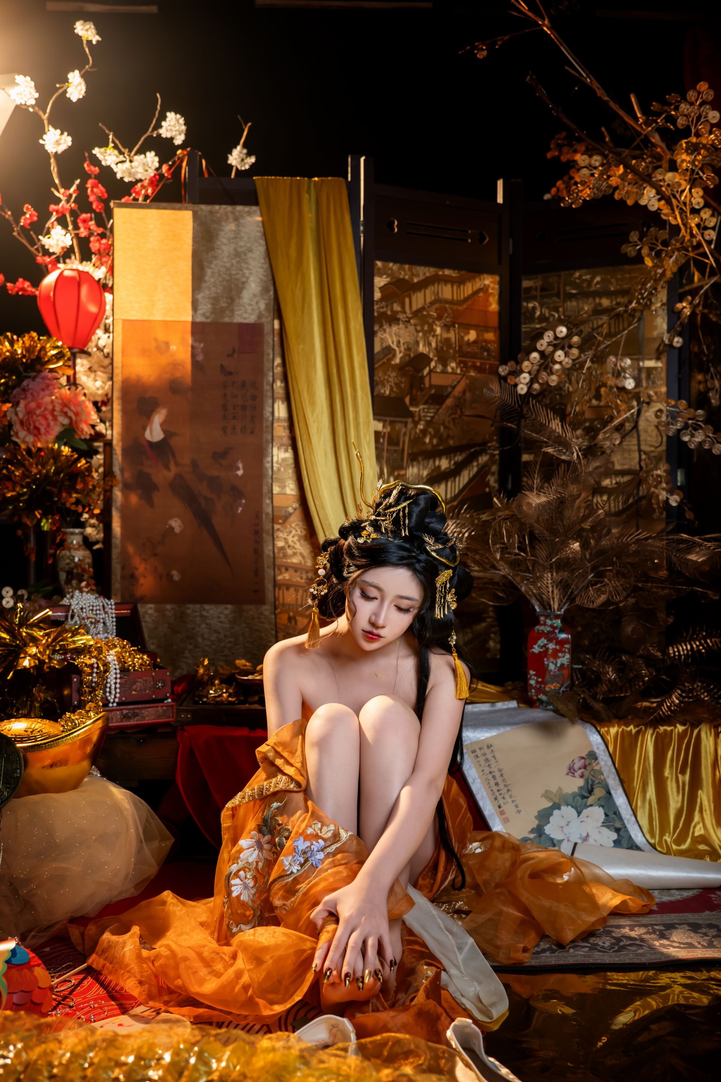Year by Year - Golden Snake Celebrates the New Year