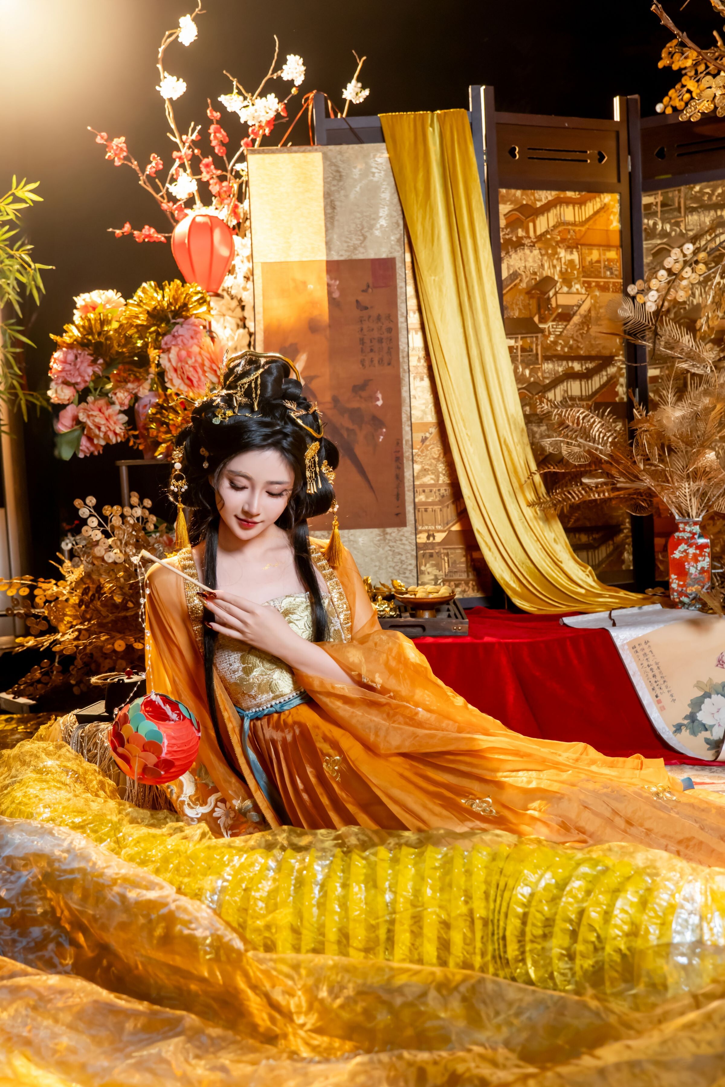 Year by Year - Golden Snake Celebrates the New Year