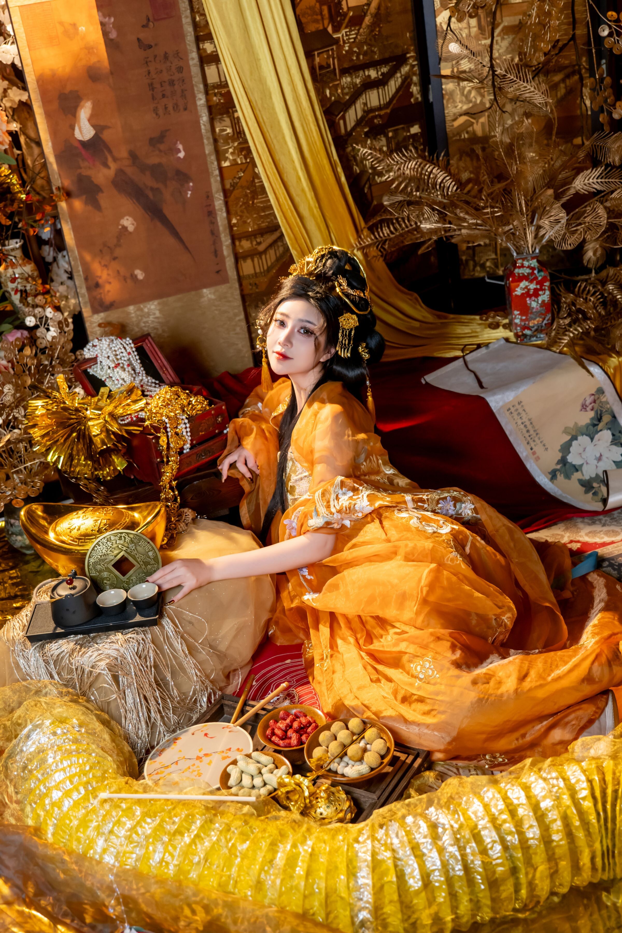 Year by Year - Golden Snake Celebrates the New Year