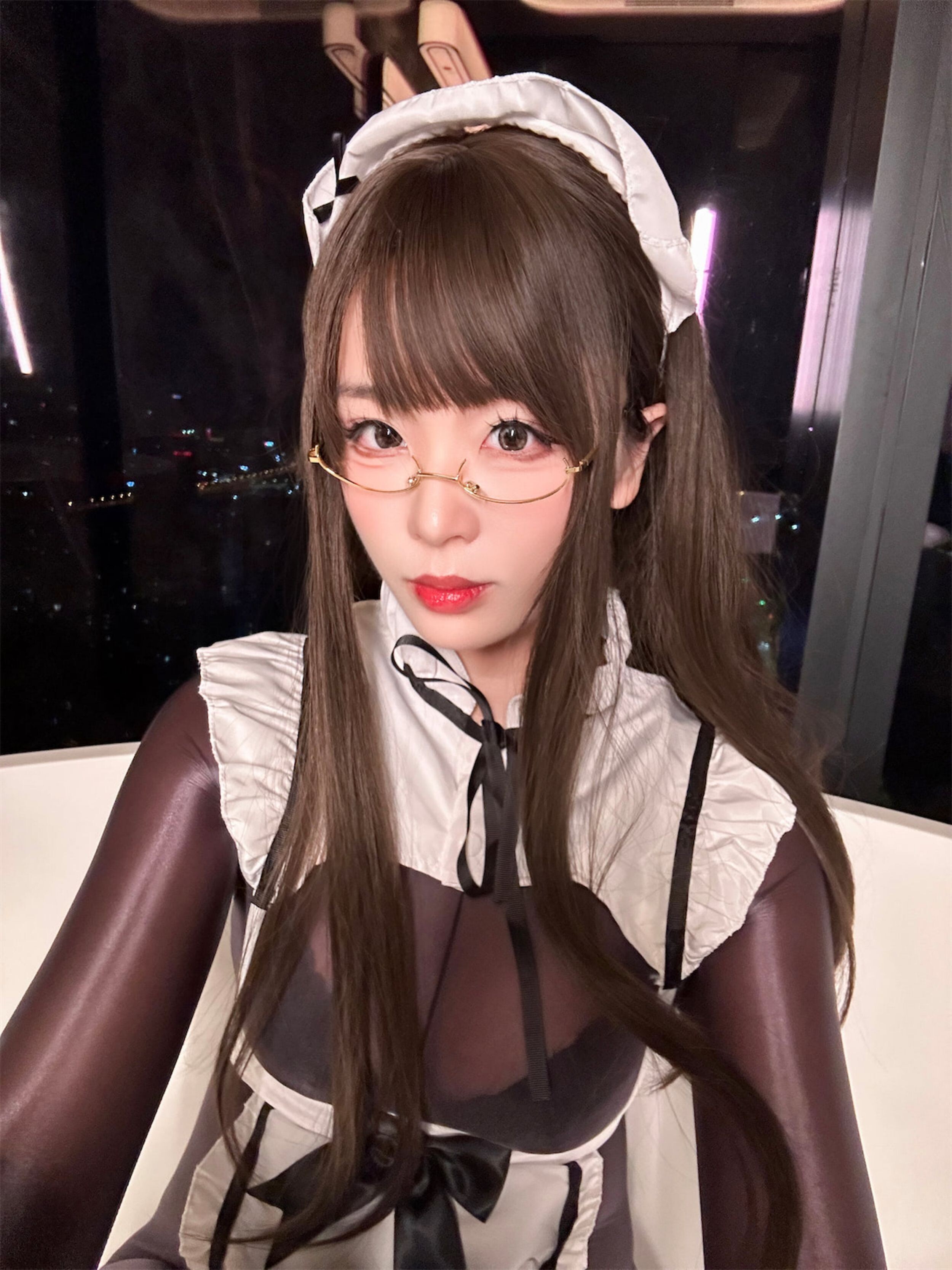 センショウ先輩 - 連体シルクメイド90P