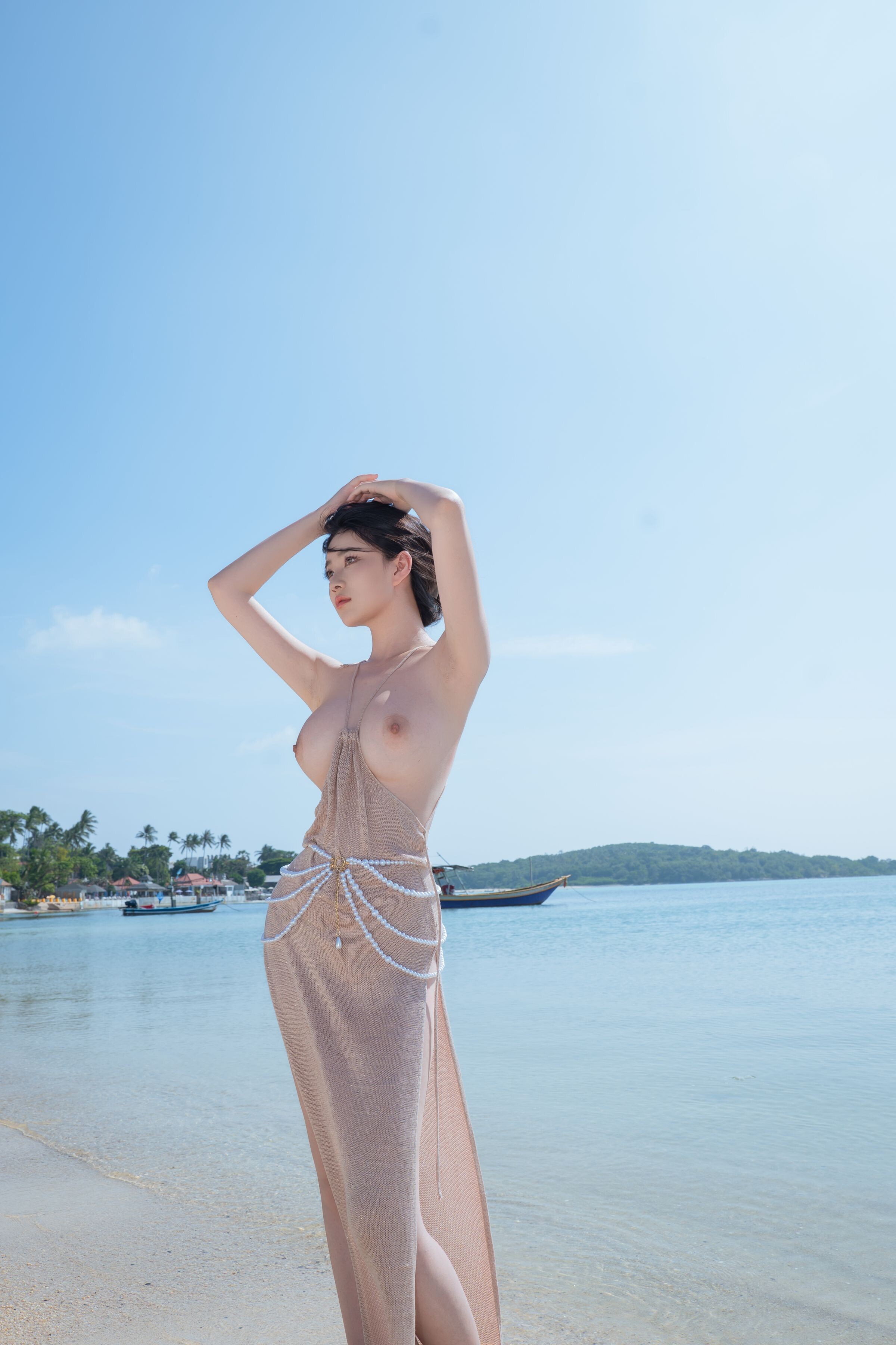 Niannian Nnian Muse Beach Glamour Photo Set