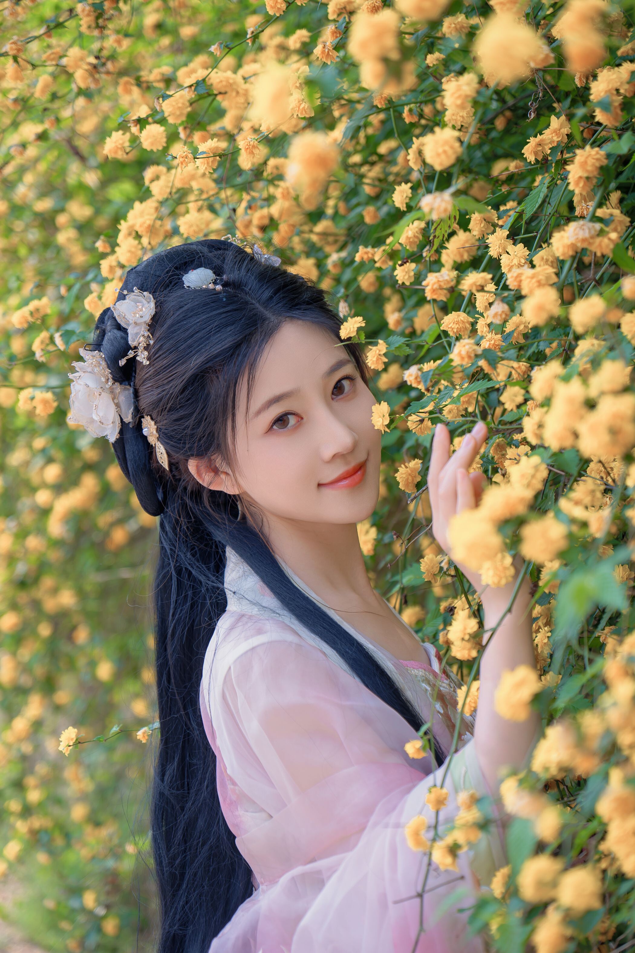 Niannian Nnian Haitang Fairy Outdoor Hanfu Photo Set