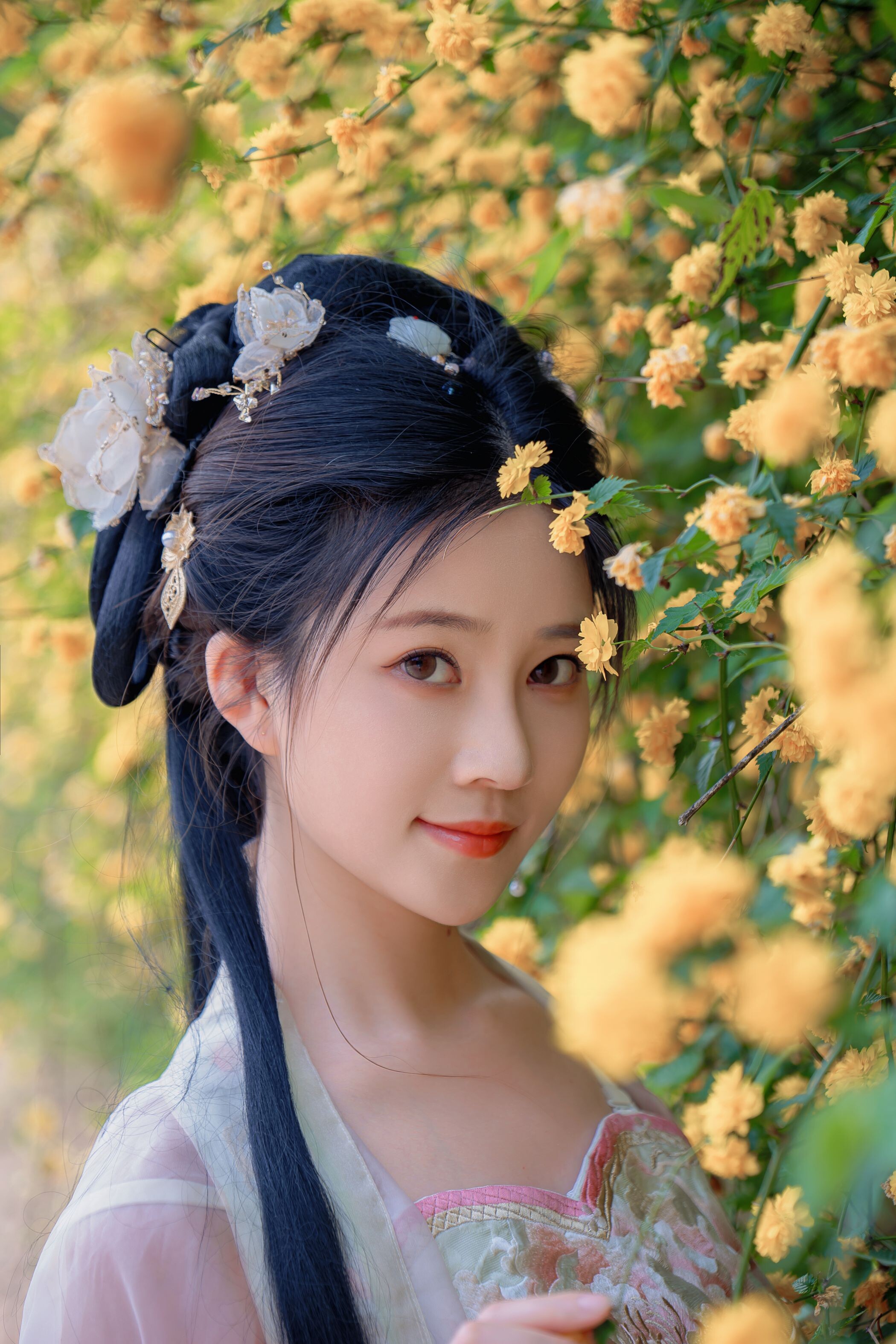 Niannian Nnian Haitang Fairy Outdoor Hanfu Photo Set