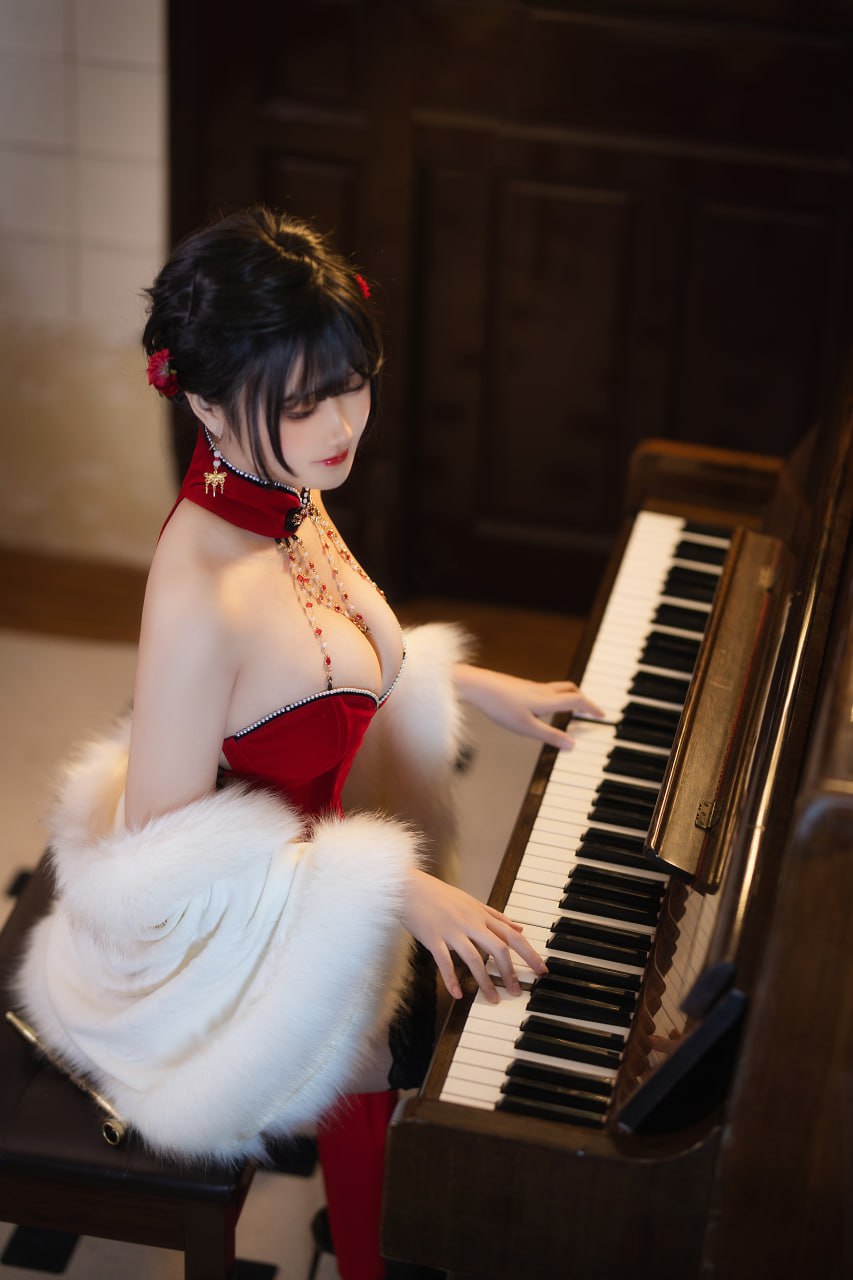 San Du 69 - Red Velvet Cheongsam 75P1V