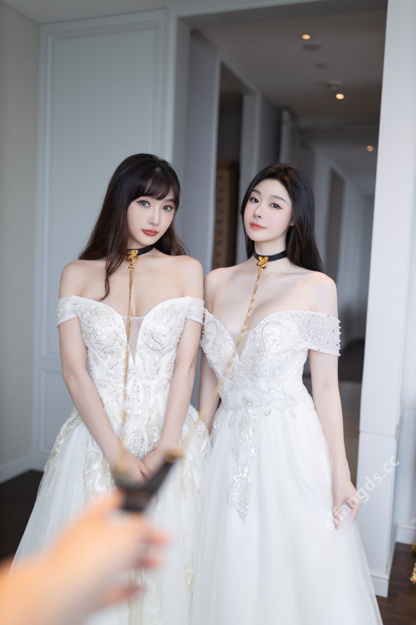 Là Tiểu Đậu Đậu & Lục Huyên Huyên - Mỹ nhân tuyệt trần Sự tương phản dưới váy cưới 100P1V