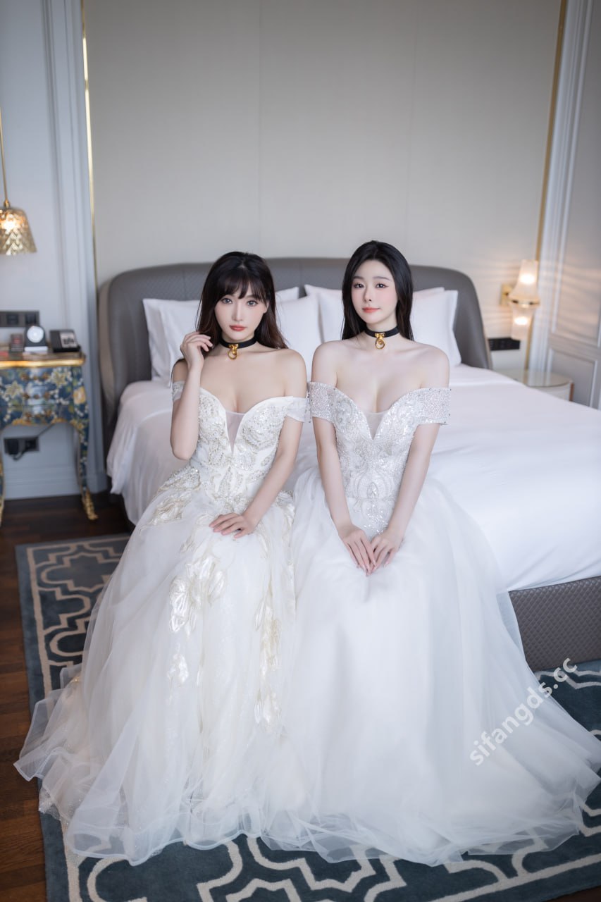 Là Tiểu Đậu Đậu & Lục Huyên Huyên - Mỹ nhân tuyệt trần Sự tương phản dưới váy cưới 100P1V