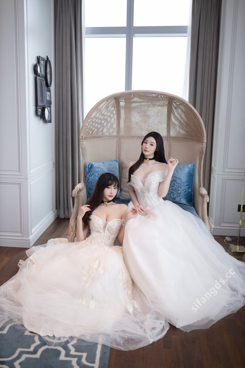 Là Tiểu Đậu Đậu & Lục Huyên Huyên - Mỹ nhân tuyệt trần Sự tương phản dưới váy cưới 100P1V
